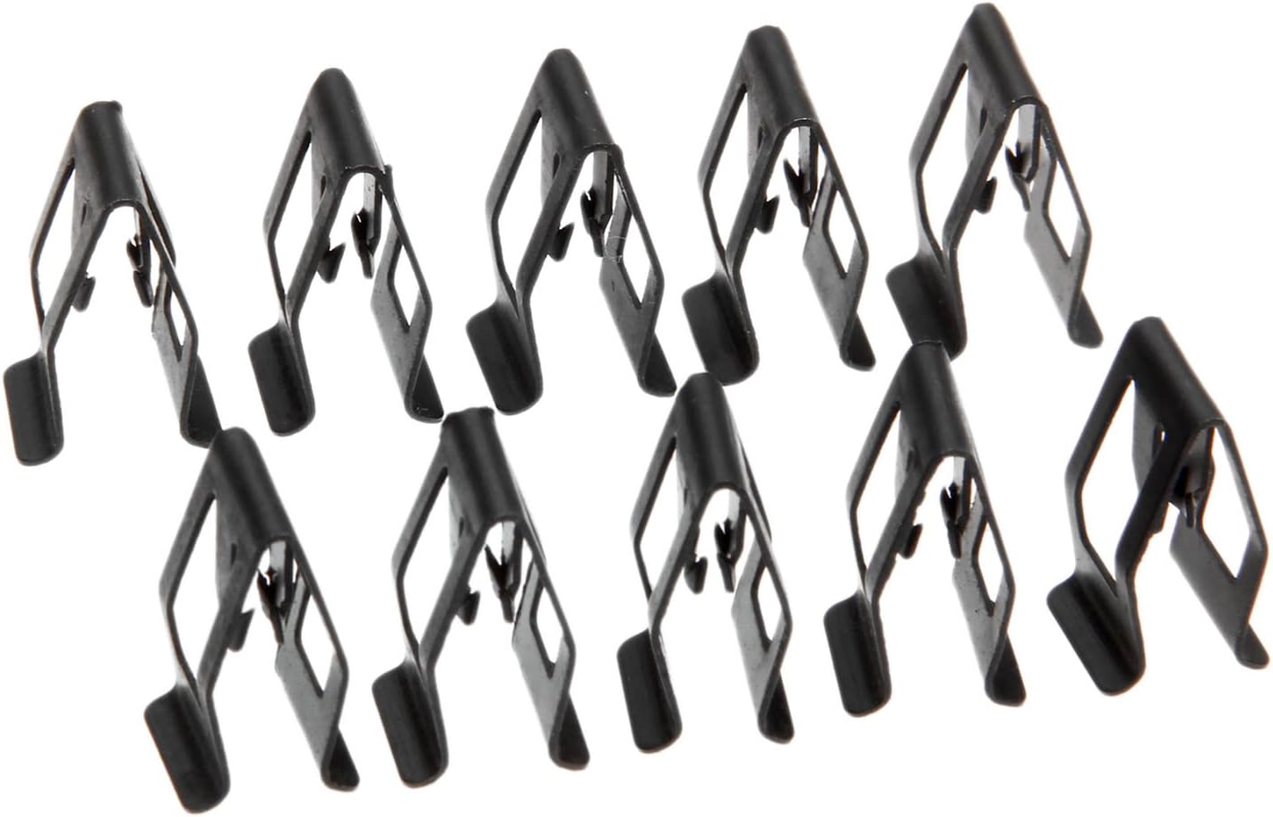 Mtsooning 10 clips de ajuste para salpicadero, retenedor de consola delantera de automóvil, clips de retención de metal de repuesto para Ford Mazda,