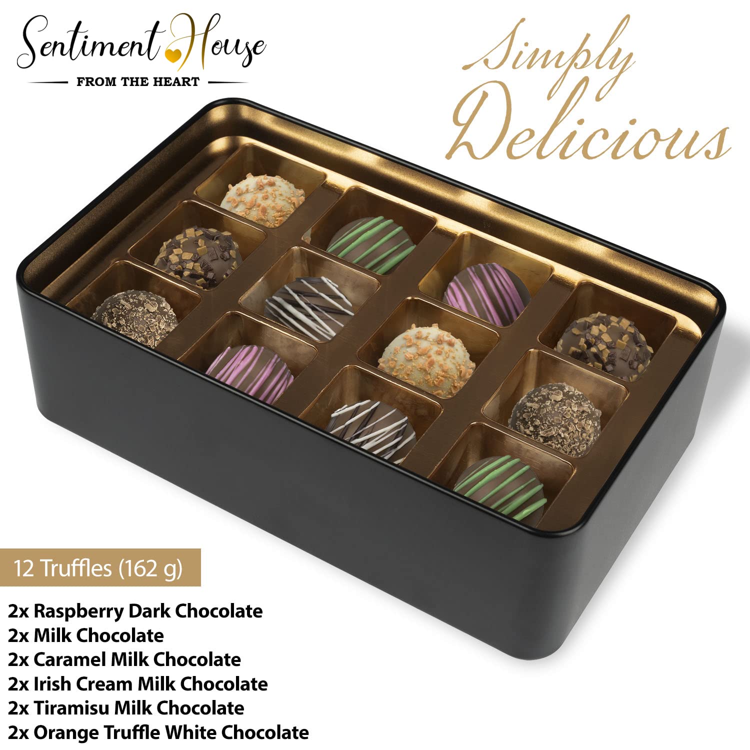 Chocolates hechos a mano en lata de recuerdo para mamá – Regalos para mamá – Regalos para mamá – Regalos para ella – Regalos para ella – Regalos