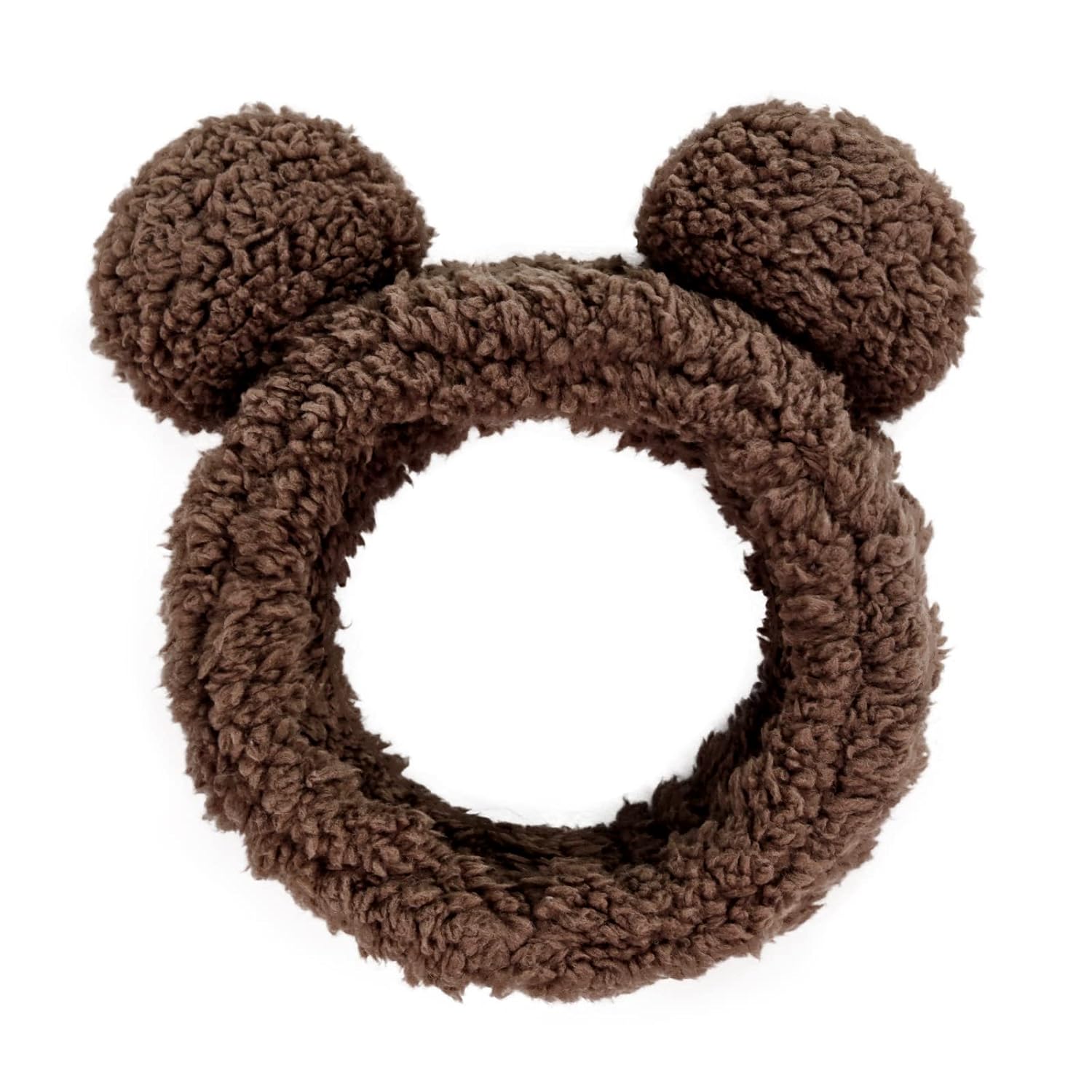 Huachi Diademas de spa para mujeres y niñas, lavado de cara, maquillaje, lindas bandas para el cabello con orejas de oso, elásticas coreanas,