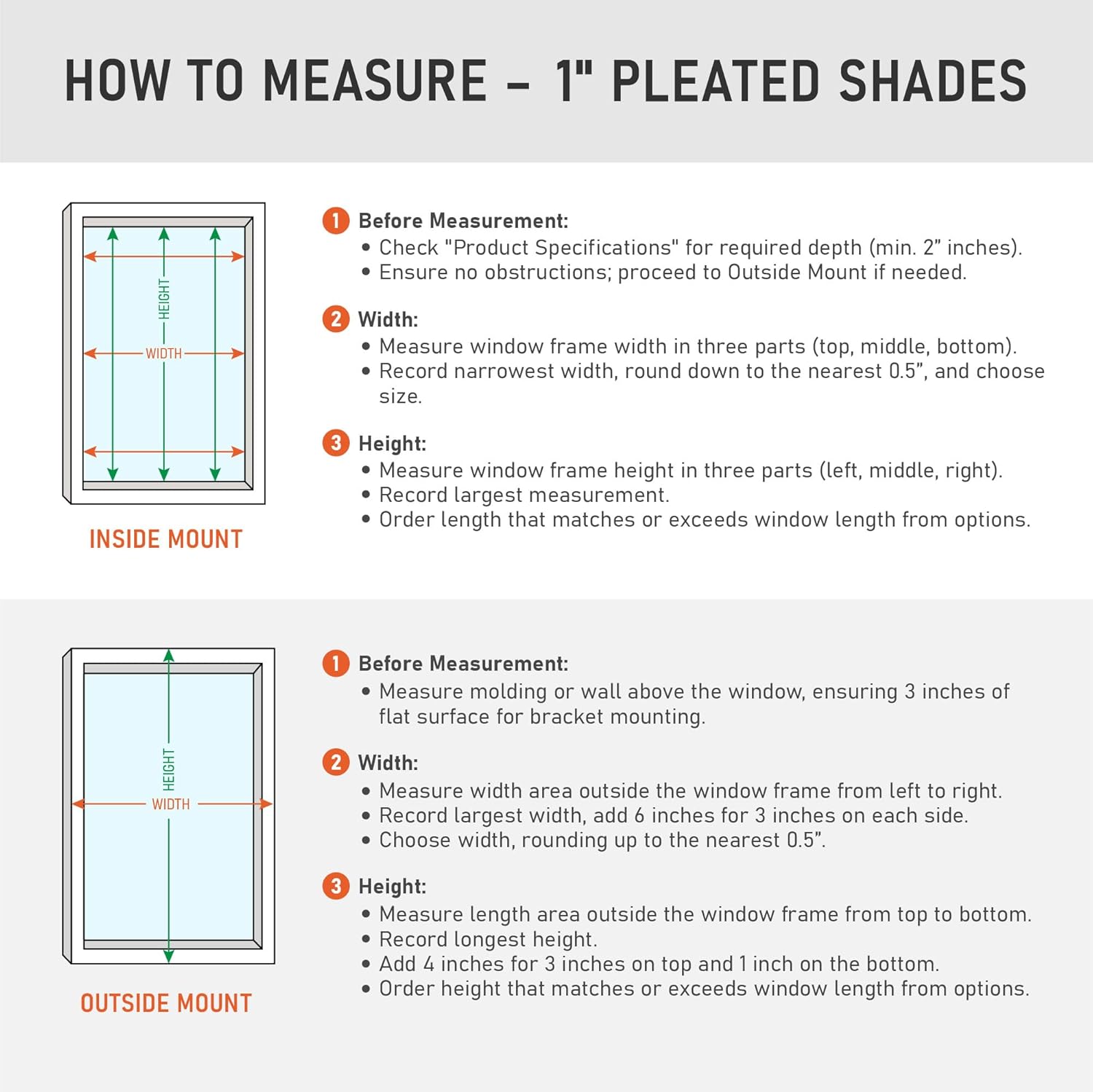 DEZ Furnishings Persiana plisada para filtrar la luz sin cordón, QDWT274480