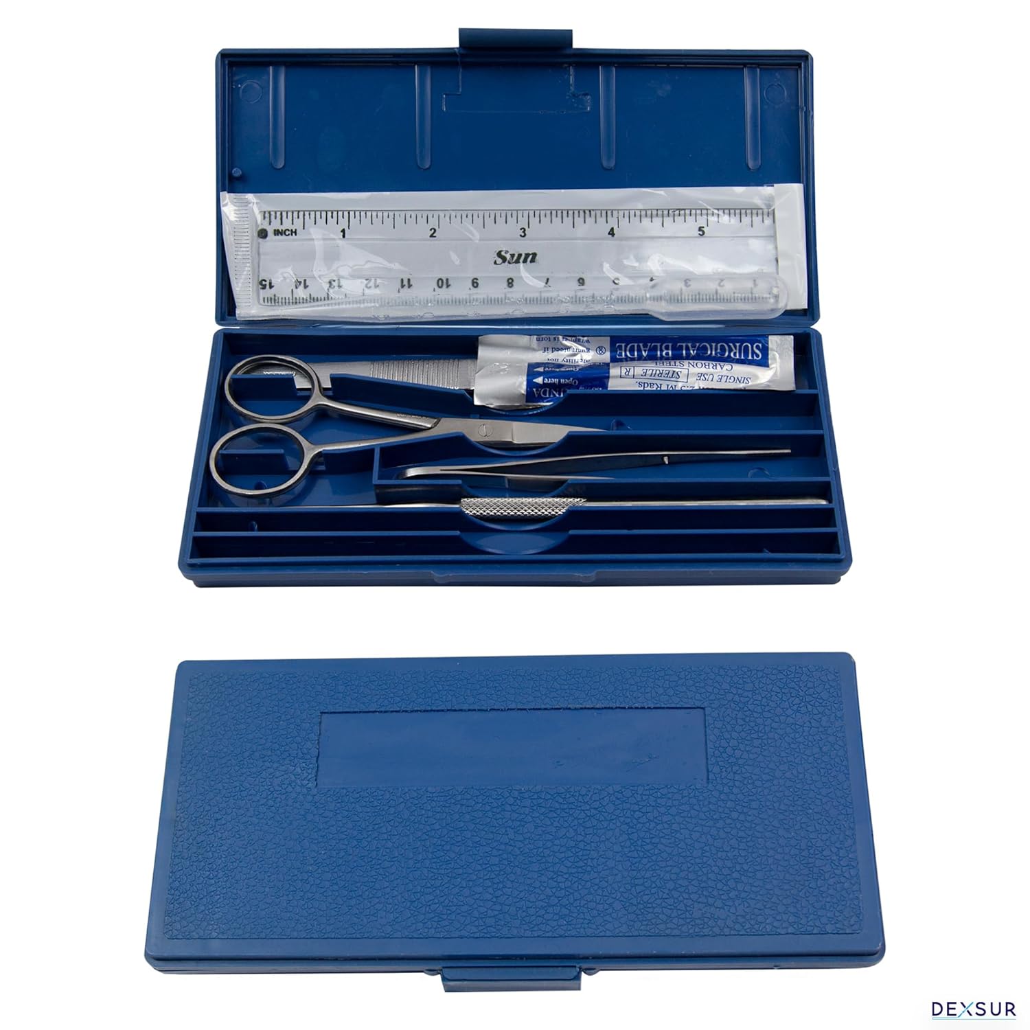 Kit de disección para laboratorio de biología y anatomía – Juego de cuchillos de bisturí de acero inoxidable para estudiantes de medicina y