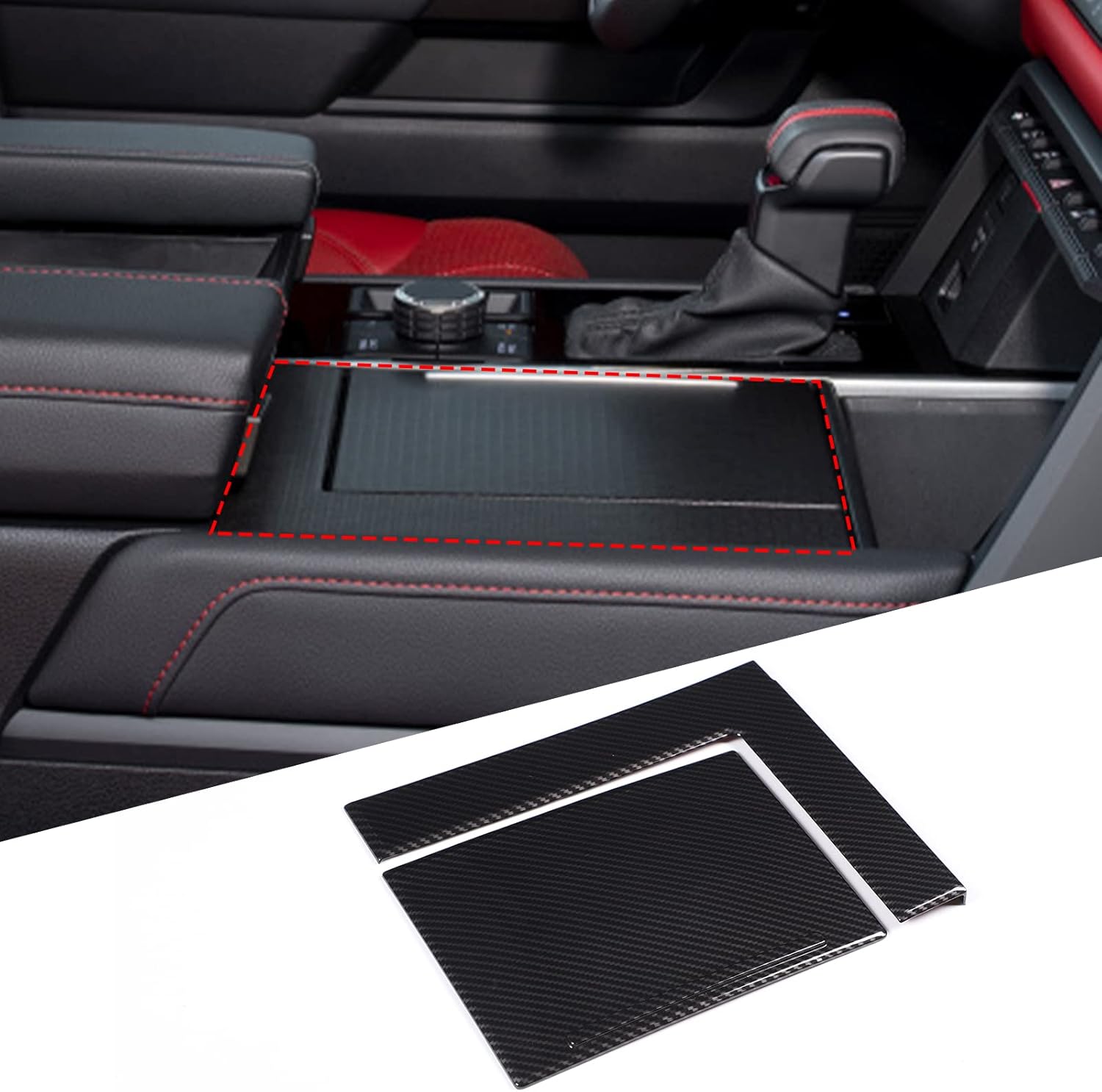 Soporte para taza de consola central de automóvil, compatible con Toyota TundraSequoia 2022-2023 con control central interior, soporte para tazas de