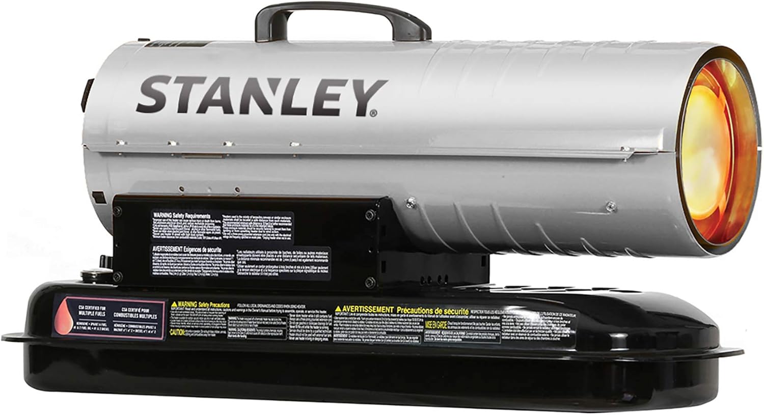 STANLEY ST-80T-KFA, calentador de aire forzado de querosenodiesel, 80,000 BTU, plata