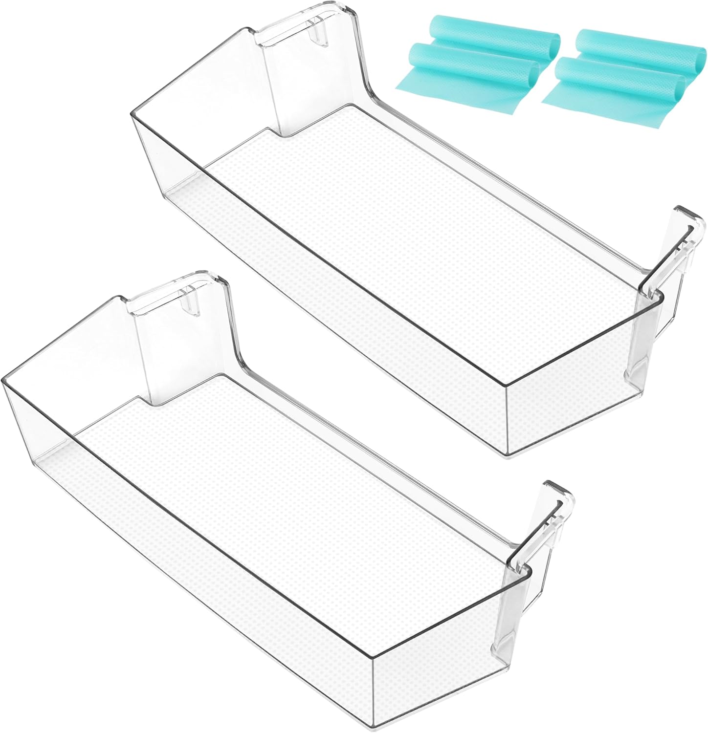 Fetechmate – Estante de repuesto para puerta de refrigerador W11239961 W10900538, estante lateral para refrigerador, paquete de 2 unidades de