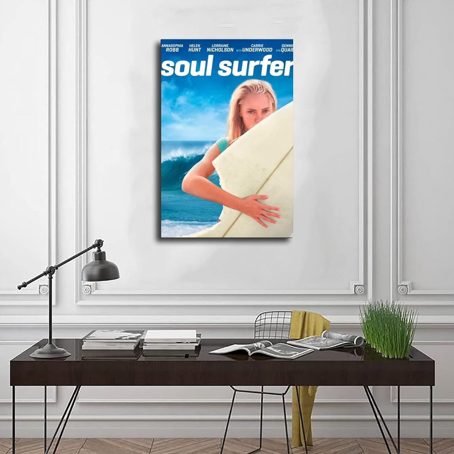 Póster de lienzo de película Soul Surfer Decoración de dormitorio Deportes Paisaje Oficina Decoración Regalo Sin marco 12 x 18 pulgadas (11.8×17.7