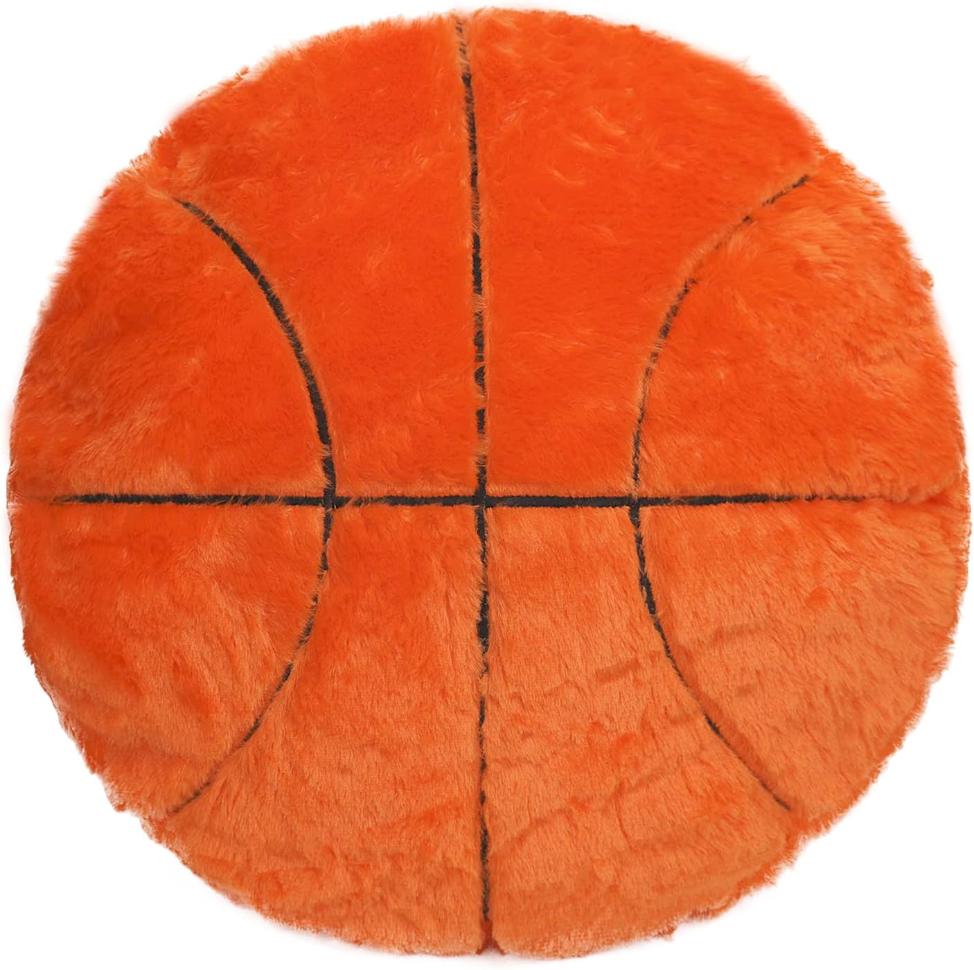 Almohada de baloncesto suave y esponjosa, juguete de fútbol de felpa, acogedora almohada deportiva, cojín de espalda grueso, decoración de sofá,