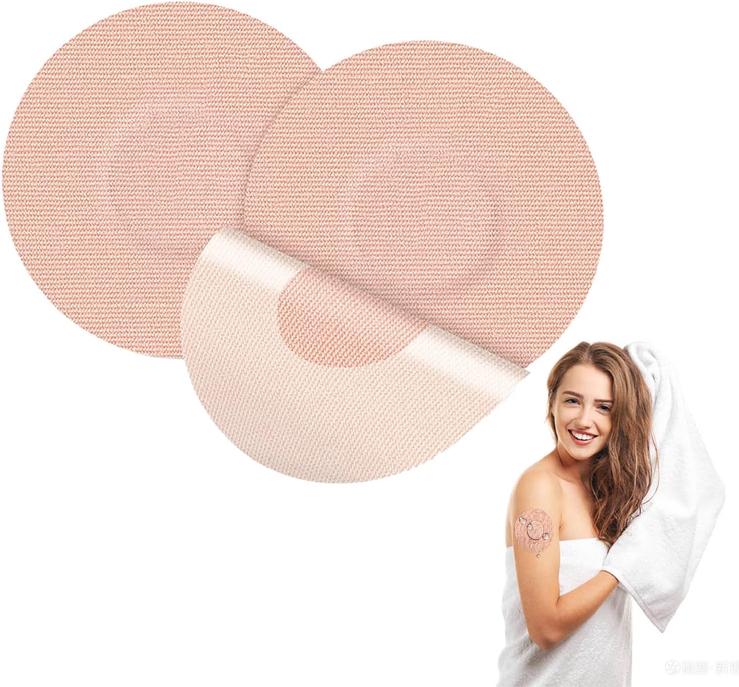 Paquete de 60 fundas de sensor impermeables y resistentes al sudor para Libre 123Pro, parches adhesivos para sensor de estilo libre, cinta de