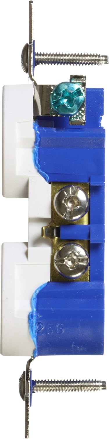 EATON Wiring TWR270w Receptáculo dúplex resistente a manipulaciones y a la intemperie, 15 amperios, 2 polos, 3 cables, 125 voltios, color blanco