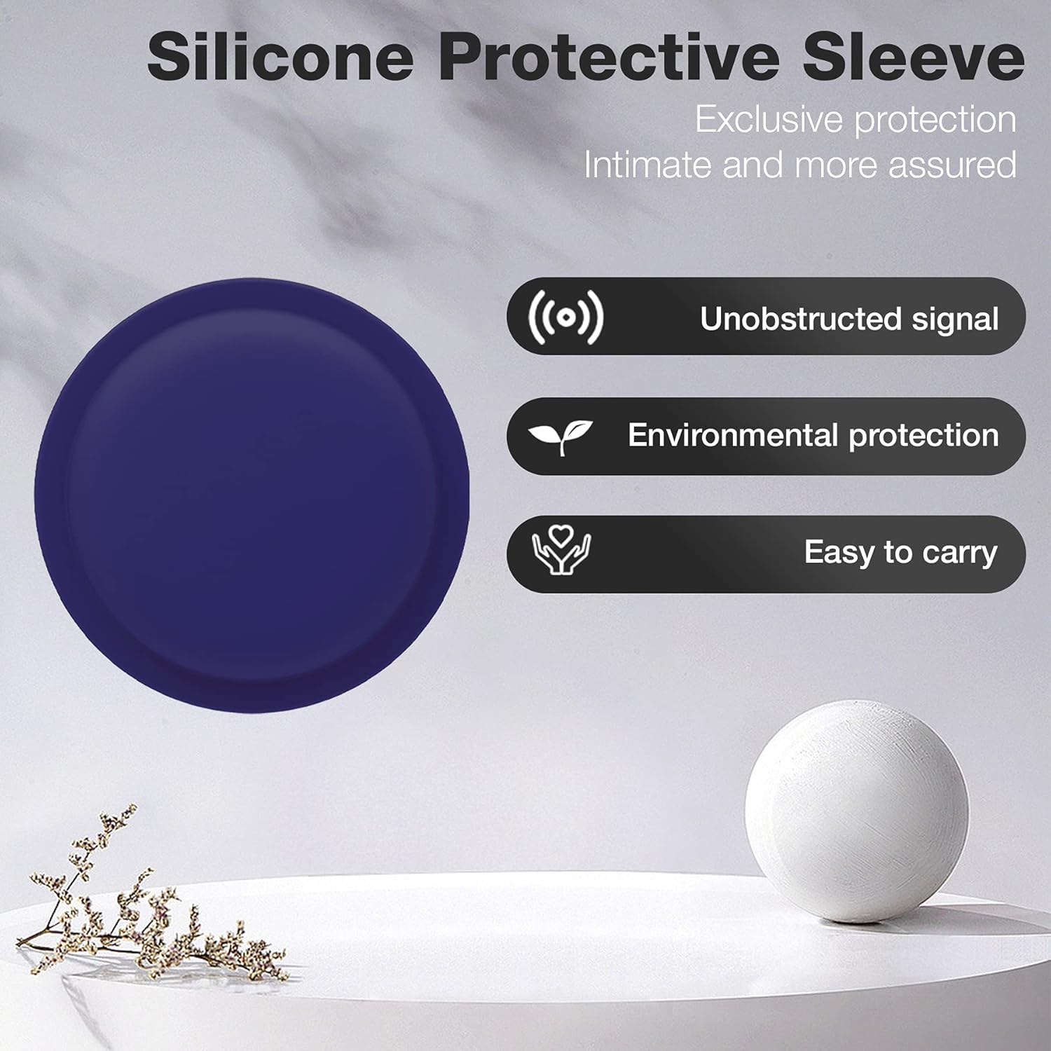 LiZHi Funda para Apple Airtag Holder Airtag Case Cover Airtag Adhesivo Adhesivo Adhesivo de Silicona para TV Remoto de Coche AirTag Funda Teléfono