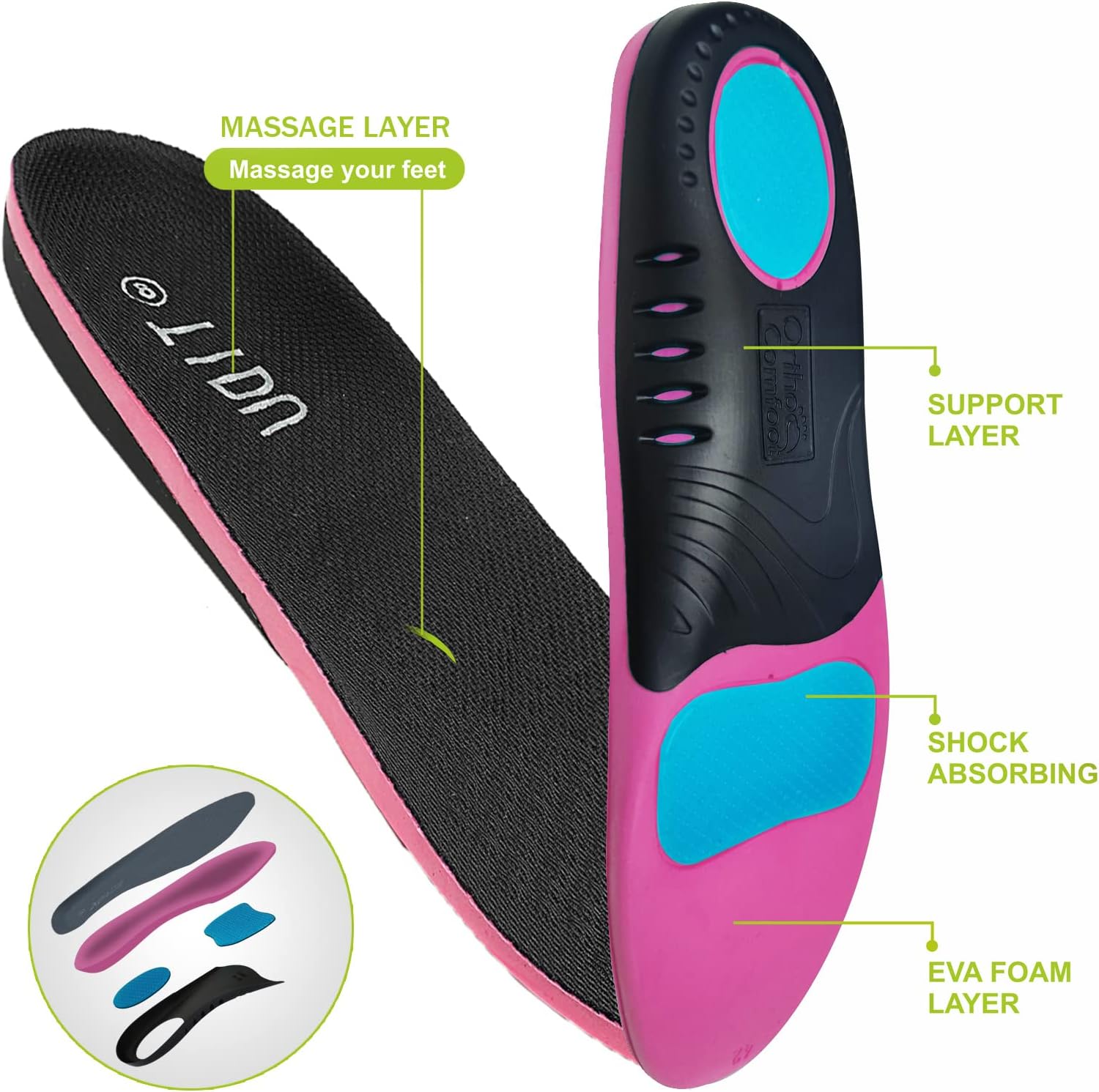 TIDU Zapatos ortopédicos para mujer, con soporte de arco, para fascitis plantar, diabéticos, informales, mocasines cómodos de lona para caminar