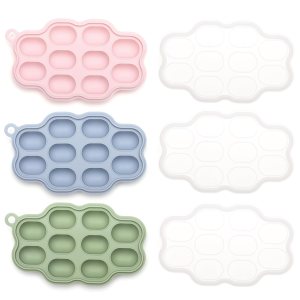 KingKam – Moldes para paletas de leche materna (paquete de 3), bandeja de silicona para congelador, bandeja para alimentador de alimentos para KingKam – Moldes para paletas de leche materna (paquete de 3), bandeja de silicona para congelador, bandeja para alimentador de alimentos para