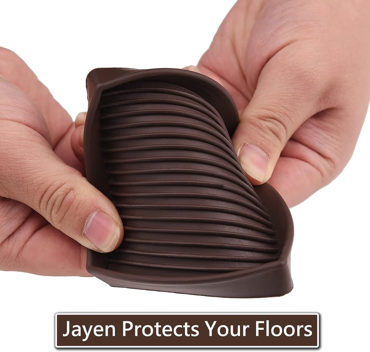 Copas cuadradas de goma para muebles de 4 x 4, almohadillas antideslizantes para muebles, tapones de cama con agarre, protegen cualquier suelo
