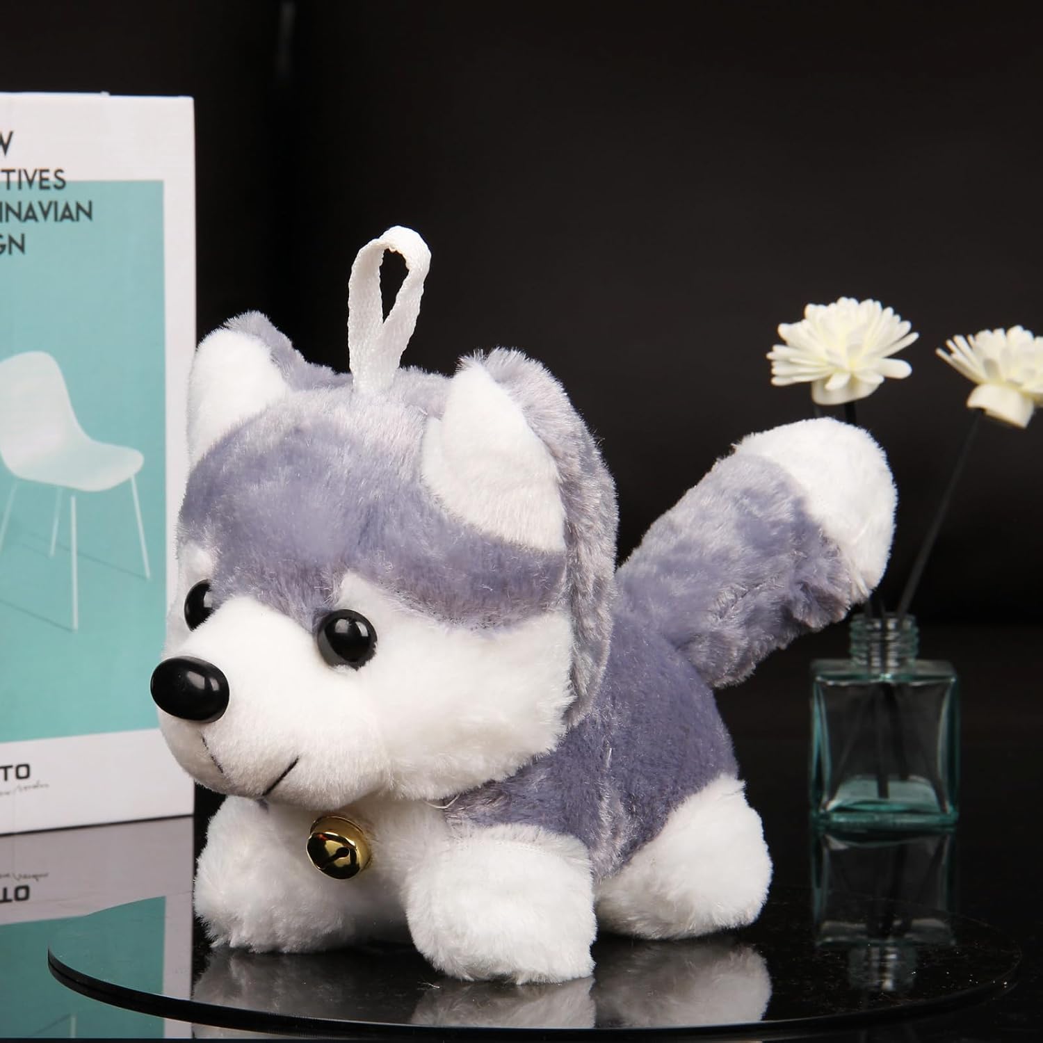 Animales de peluche para perro, suave, abrazable, Golden Retriever, peluche de perro de 12 pulgadas, juguete de peluche para dormir, almohada