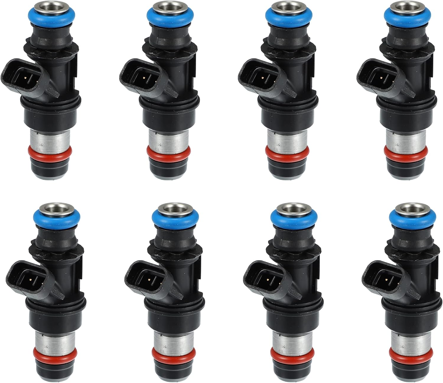 X AUTOHAUX 8 piezas 25317628 de repuesto de inyector de combustible para Chevy Silverado para GMC Sierra 1500 2500 3500 para GMC Yukon XL para Chevy