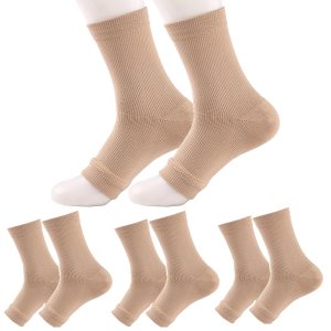 3 pares de calcetines de neuropatía para mujeres y hombres, calcetines de compresión de tobillo y tendinitis, para alivio del dolor y fascitis 3 pares de calcetines de neuropatía para mujeres y hombres, calcetines de compresión de tobillo y tendinitis, para alivio del dolor y fascitis