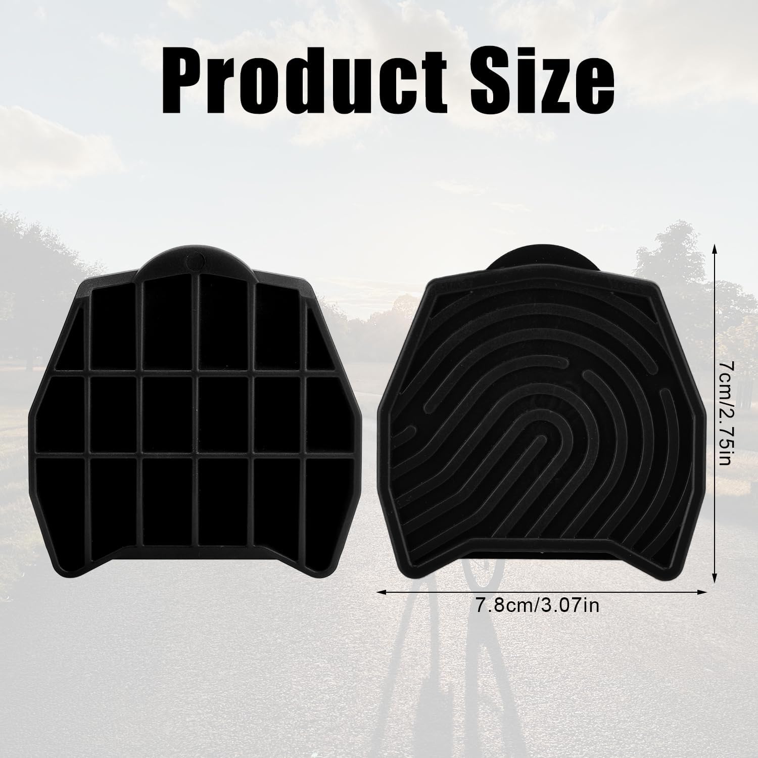 Convertidor de pedal de 2 piezas, convertidores de pedal de bicicleta, convertidores de pedal sin clipless convertidores de pedal compatibles con