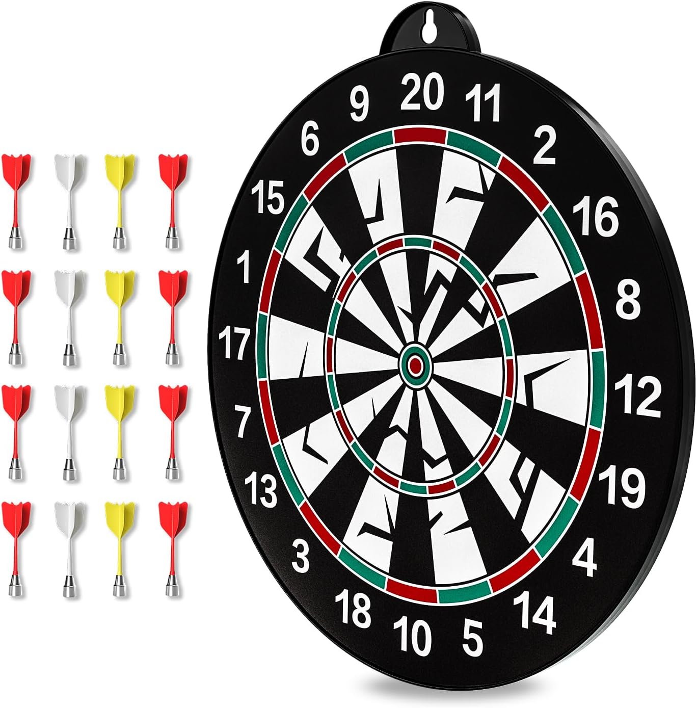 16 piezas de tablero de dardos magnético, tablero de dardos magnético para interiores y exteriores, juego divertido para juegos de fiesta, juguetes