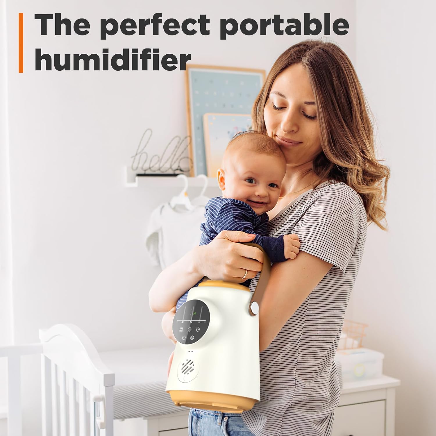 OJEPPA Humidificadores para dormitorio, humidificadores ultrasónicos de niebla fría de 2.5L para bebé, hogar, oficina, guardería y plantas,
