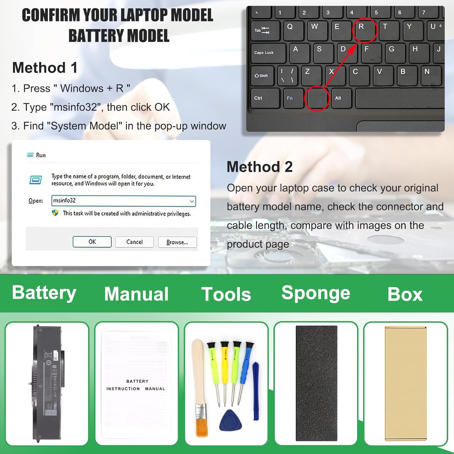 1FXDH – Batería de repuesto para laptop Dell Latitude 15 5501 5511 E5501 E5511 Precision 3541 3551 Series Notebook 01WJT0 1WJT0 0D191G D191G