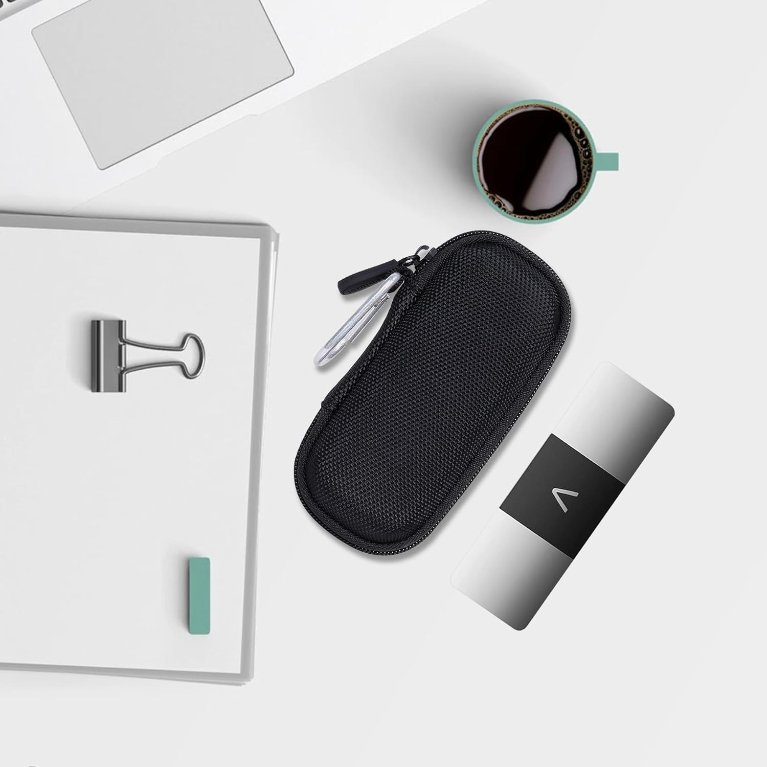 Estuche rígido de repuesto para AliveCor Kardia Mobile ECG Monitor Device 61LSHANREN Monitores de frecuencia cardíaca con organizador de píldoras