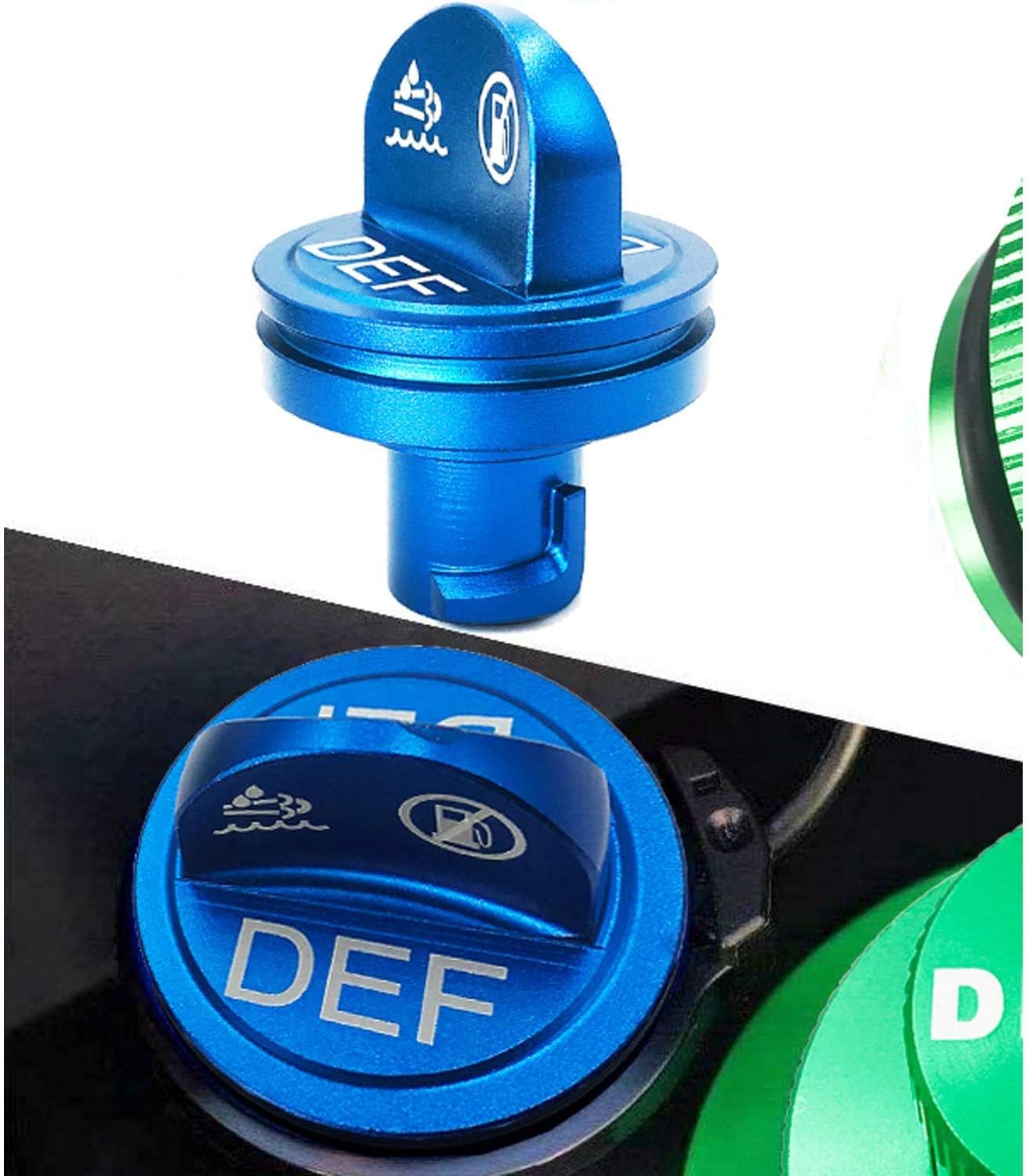 Tapa DEF de aleación de aluminio antipérdida, adecuada para Dodge Ram 2013-2020, motor 1500 2500 3500 Cummins, con nuevo