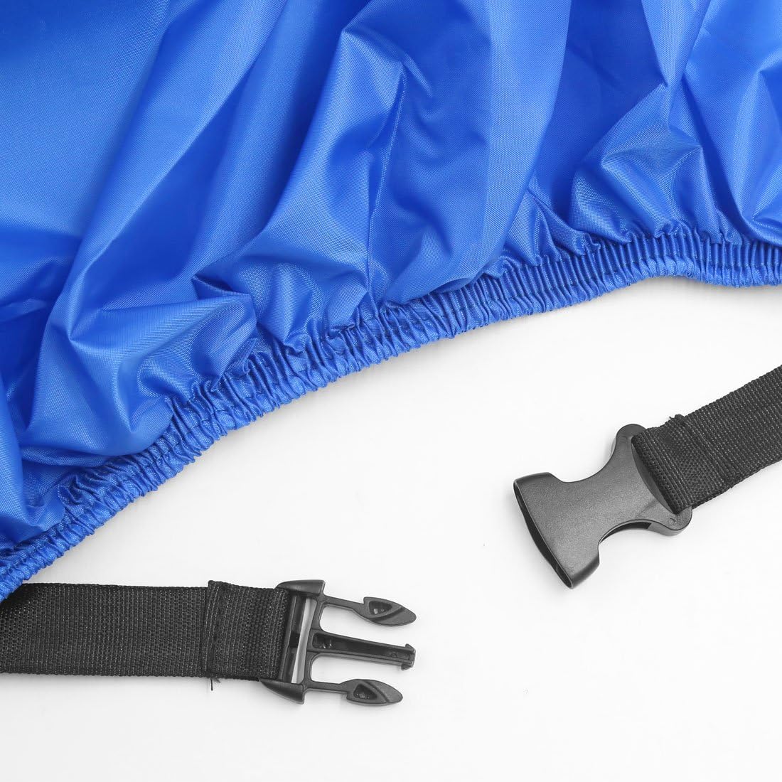 uxcell XXL 190T Protector de polvo de lluvia negro+azul Scooter motocicleta cubierta 104″ para Yamaha