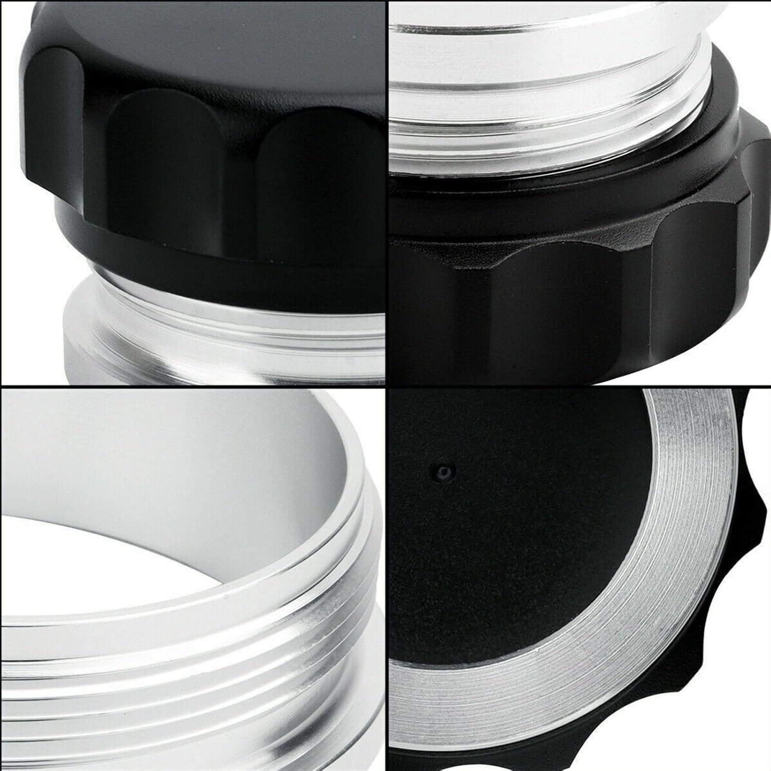 ZKFAR 1 tapón modificado para llenado de aceite de motor para automóvil, cubierta de tanque de agua de metal impermeable de 2 pulgadas, tapas de