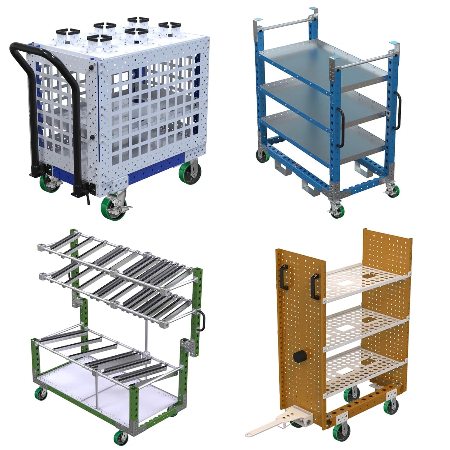 Ruedas giratorias de 5 x 2 pulgadas, ruedas resistentes, rueda de poliuretano, capacidad de hasta 1000 libras. Uso para camión de plataforma,
