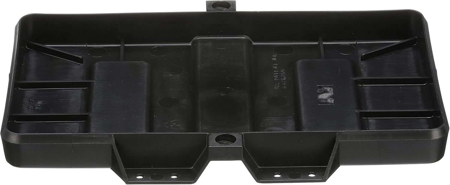 Attwood 9098-5 Bandeja de baterías ajustable de alta resistencia, ajustable a 9.5 pulgadas de alto, para baterías de la serie 27, plástico negro