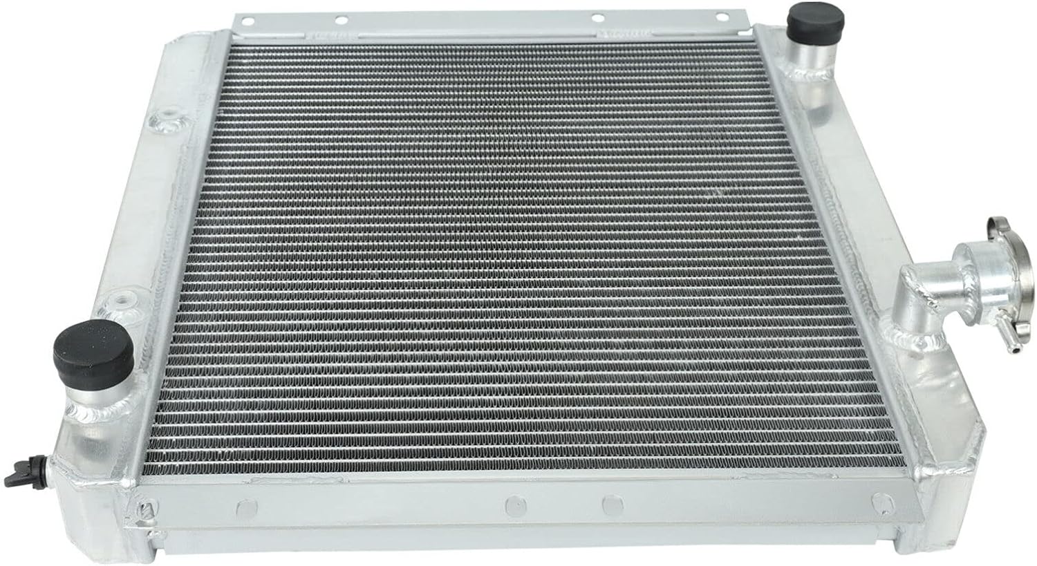 VOWAGH Radiador de aluminio de 3 filas compatible con Toyota Land Cruiser 1958-1984 3.9L 4.2L FJ40 FJ45 Series L6