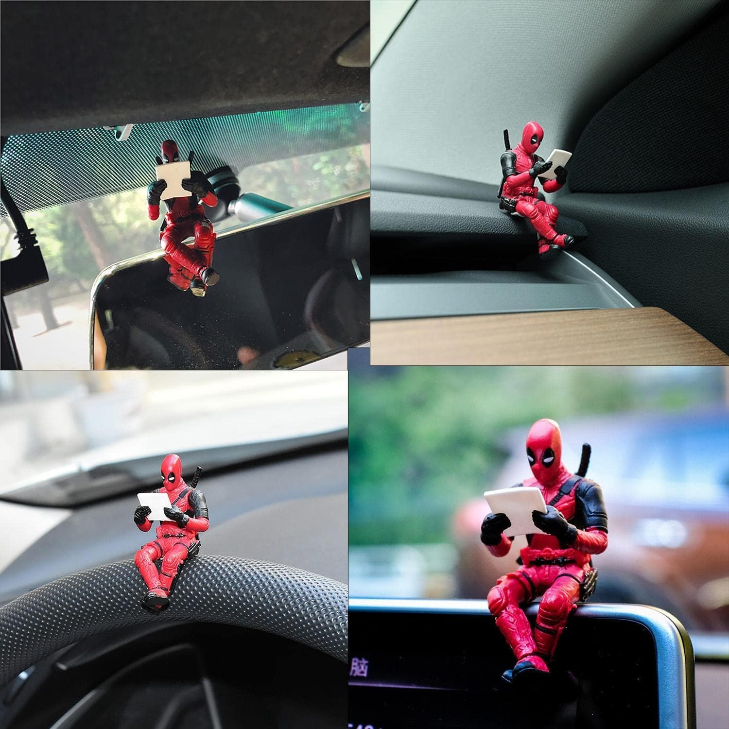 Adorno oscilante para automóvil, accesorios para espejo retrovisor, lindo anime, decoración interior para jardinería, hombre y mujer, decoración
