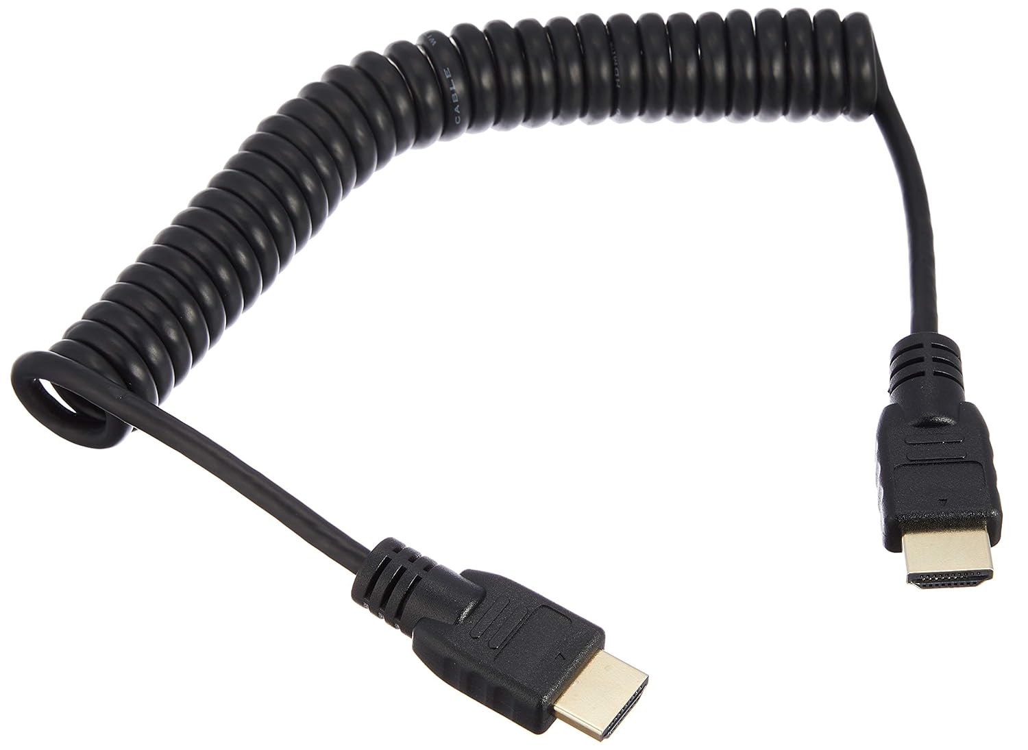 ATOMOS ATOMCAB011 Cable HDMI completo a HDMI completo, rizado, 19.7 pulgadas (19.7in), 25.6 pulgadas (25.6in) compatible con extensión
