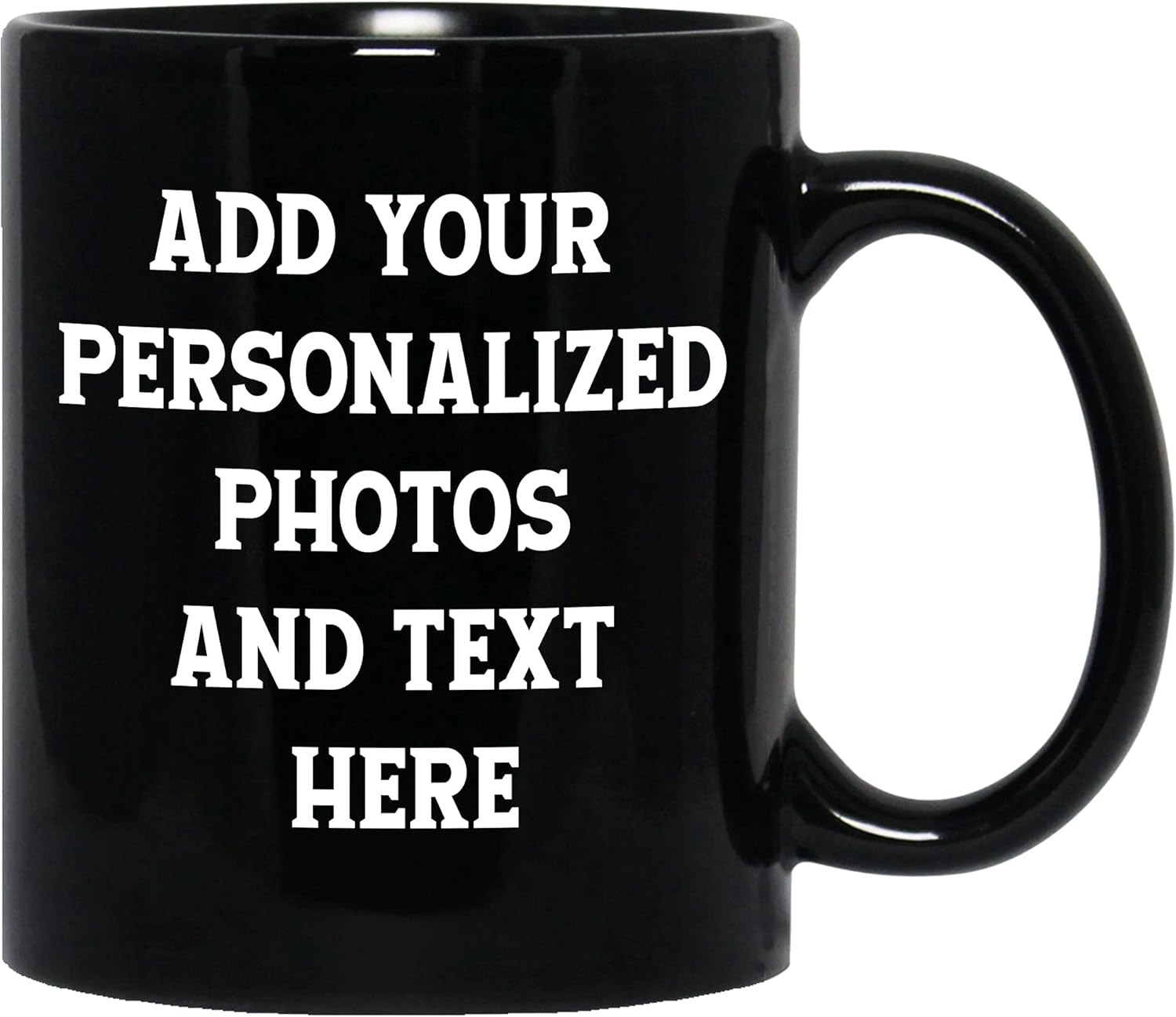 Sweet Love – Taza de café personalizada con texto y imagen, taza personalizada con nombre de foto en la taza, añade varias imágenes para regalo de
