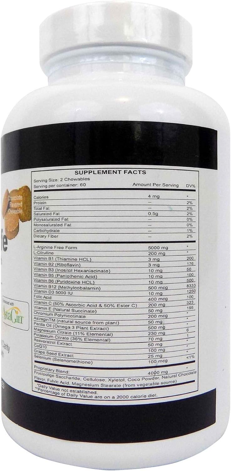 Health Guardian CardioForLife 60 tabletas masticables – Chocolate