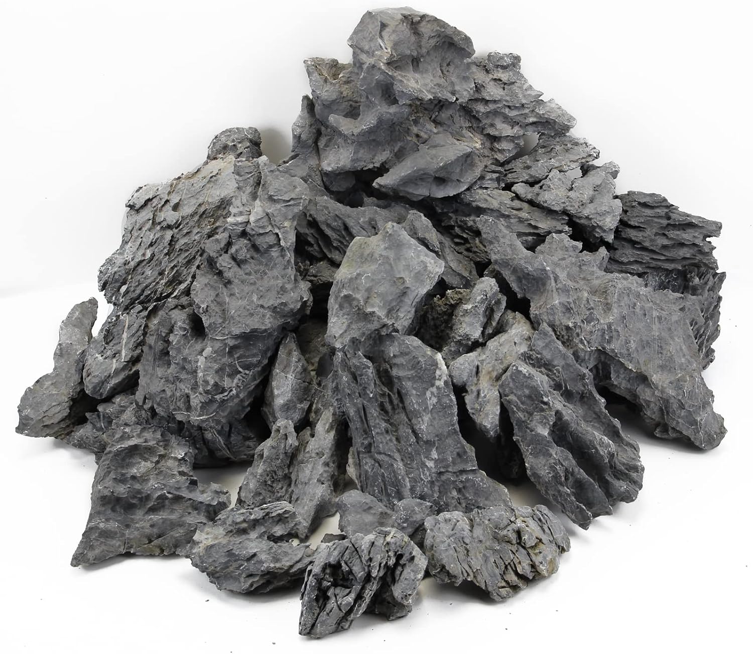 KINGRUI – Rocas de acuario Seiryu, piedra de dragón, adecuadas para modelos de paisajismo de acuarios y decoración de peceras, recintos de reptiles