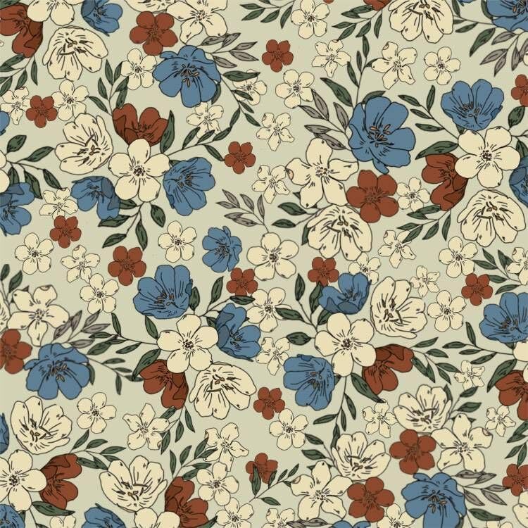 KIKitchen Papel tapiz floral vintage para despegar y pegar de 17.5 x 118 pulgadas, papel de contacto de flores, papel tapiz extraíble autoadhesivo,