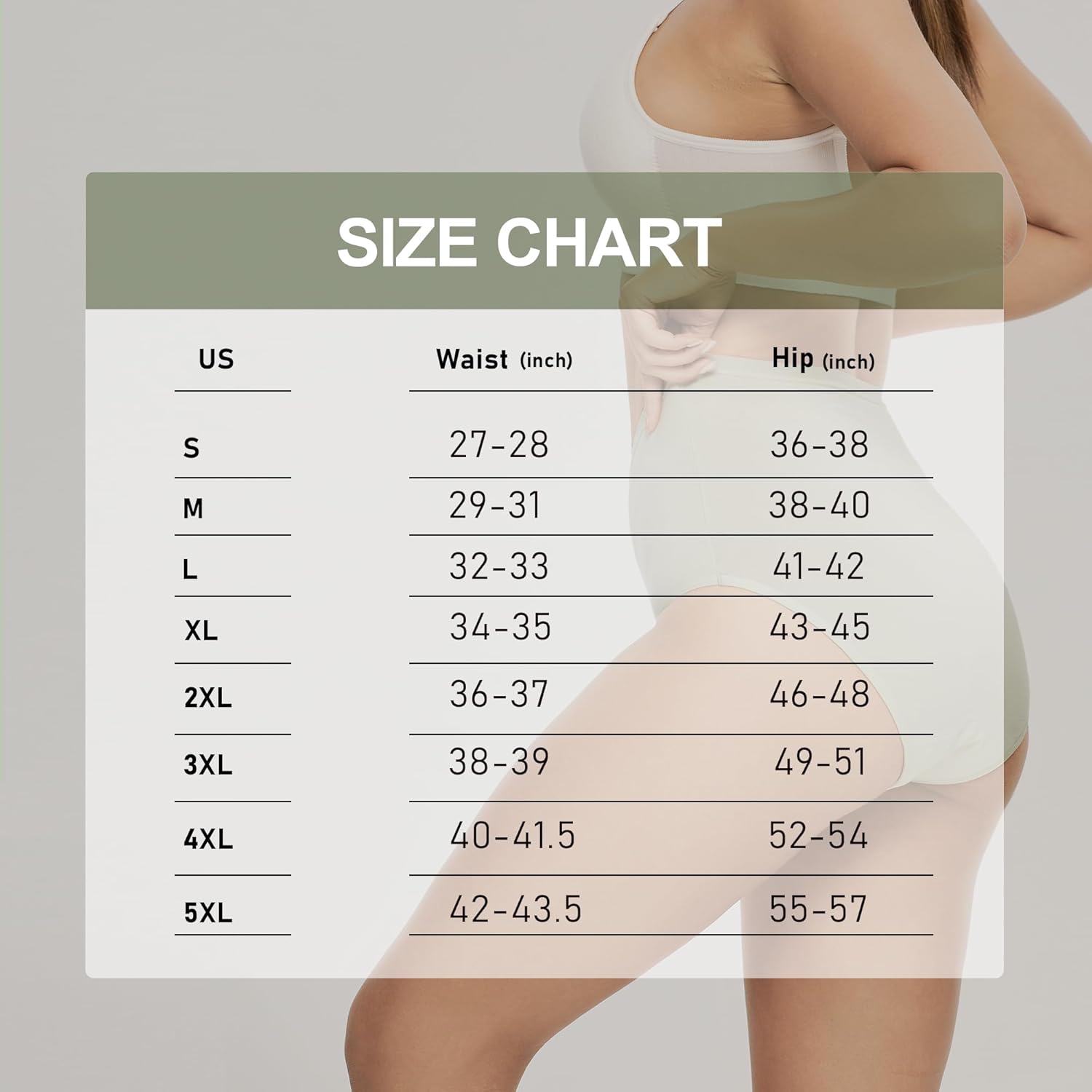 Ropa interior para incontinencia para mujer, lavable, a prueba de fugas, ropa interior de algodón de cintura alta de 1.7 fl oz para fugas de vejiga