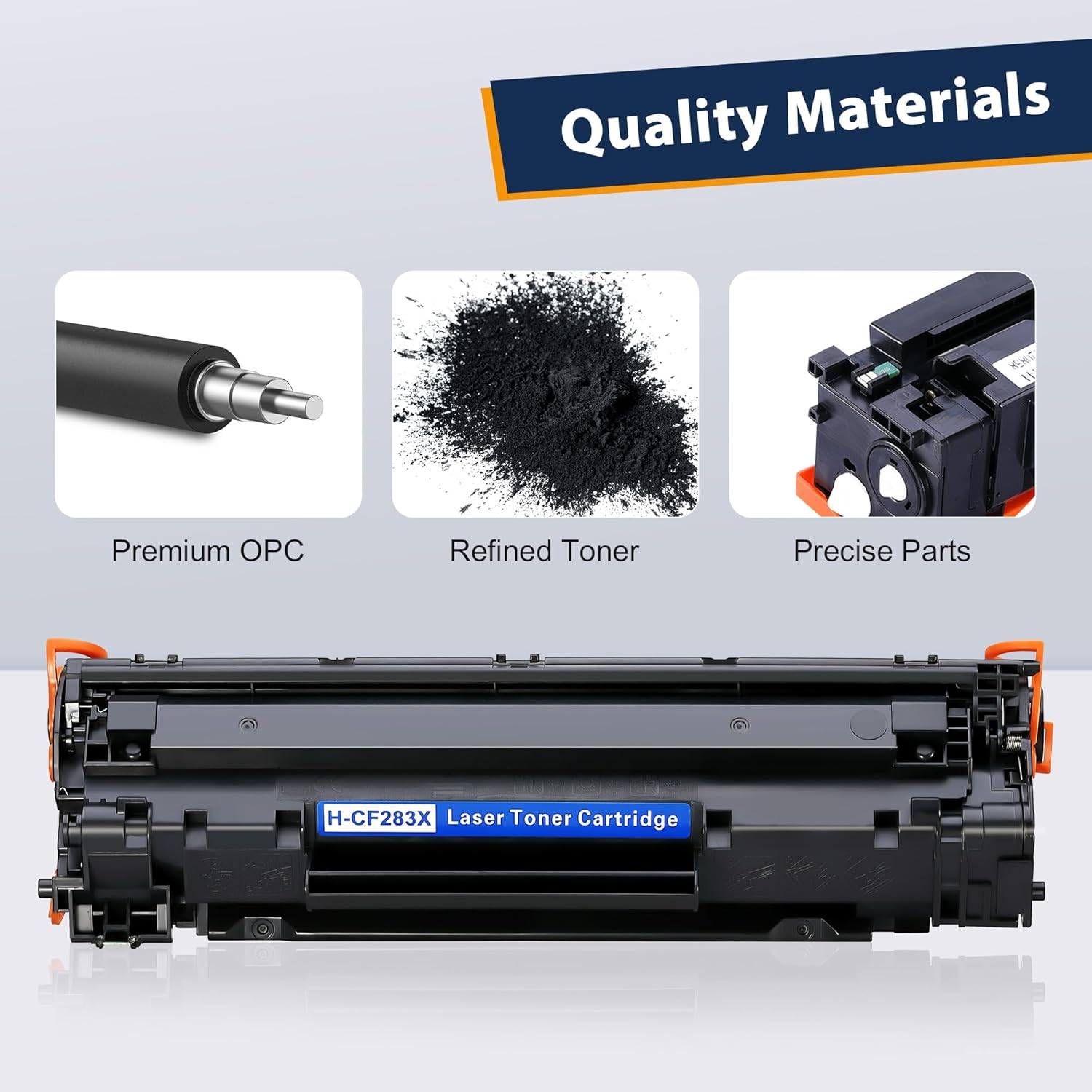 83A CF283A – Cartucho de tóner negro compatible con HP 83A CF283A 83X CF283X para HP Laserjet Pro MFP M125nw M201dw M225dw M255dn M201n M125a M127fw