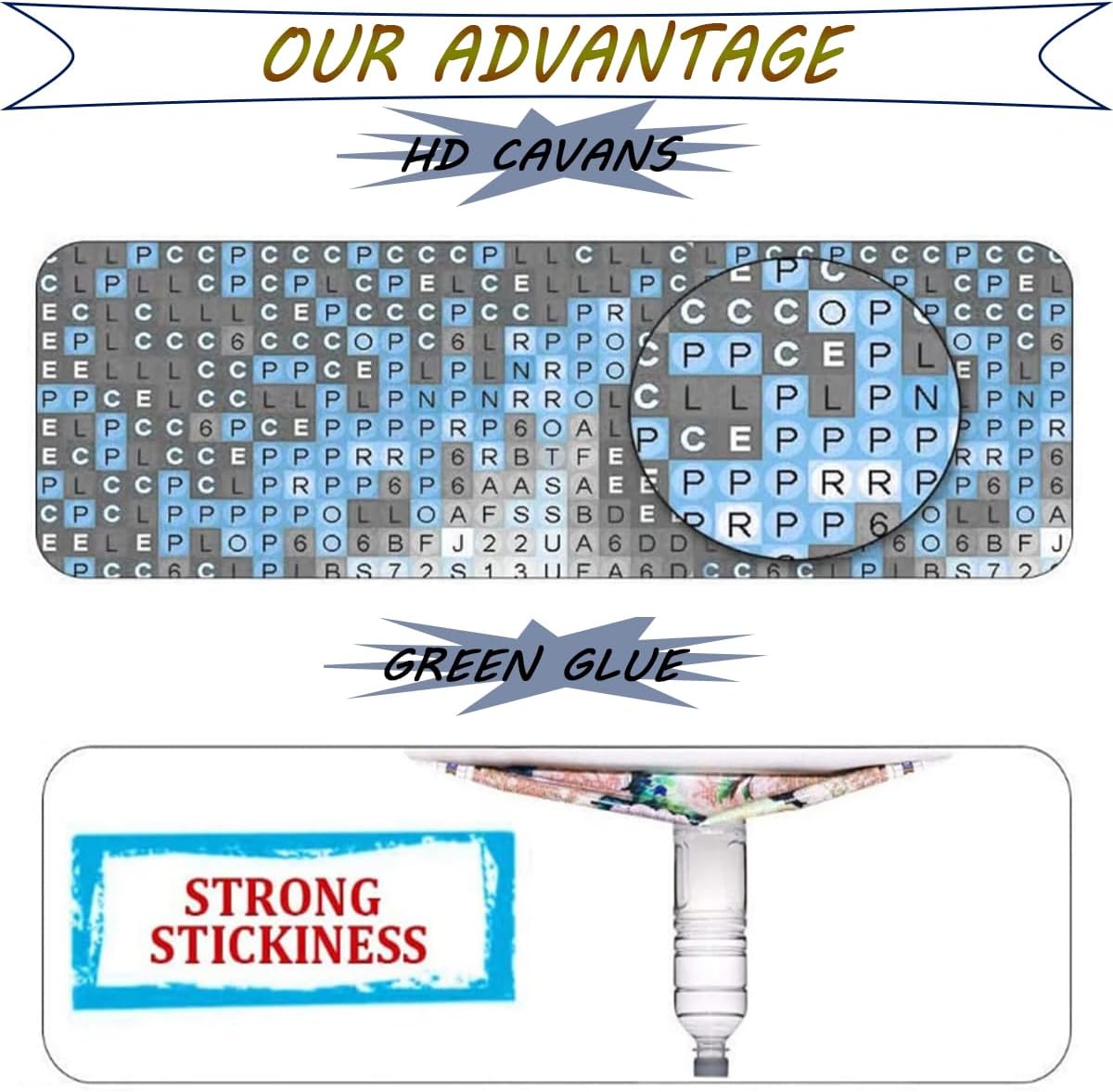MOER SKY Dibujo 5D y diamante As for Me and My House We Will Serve The Lord Crystal Kit completo de arte de diamantes para adultos y niños, 12 x 16