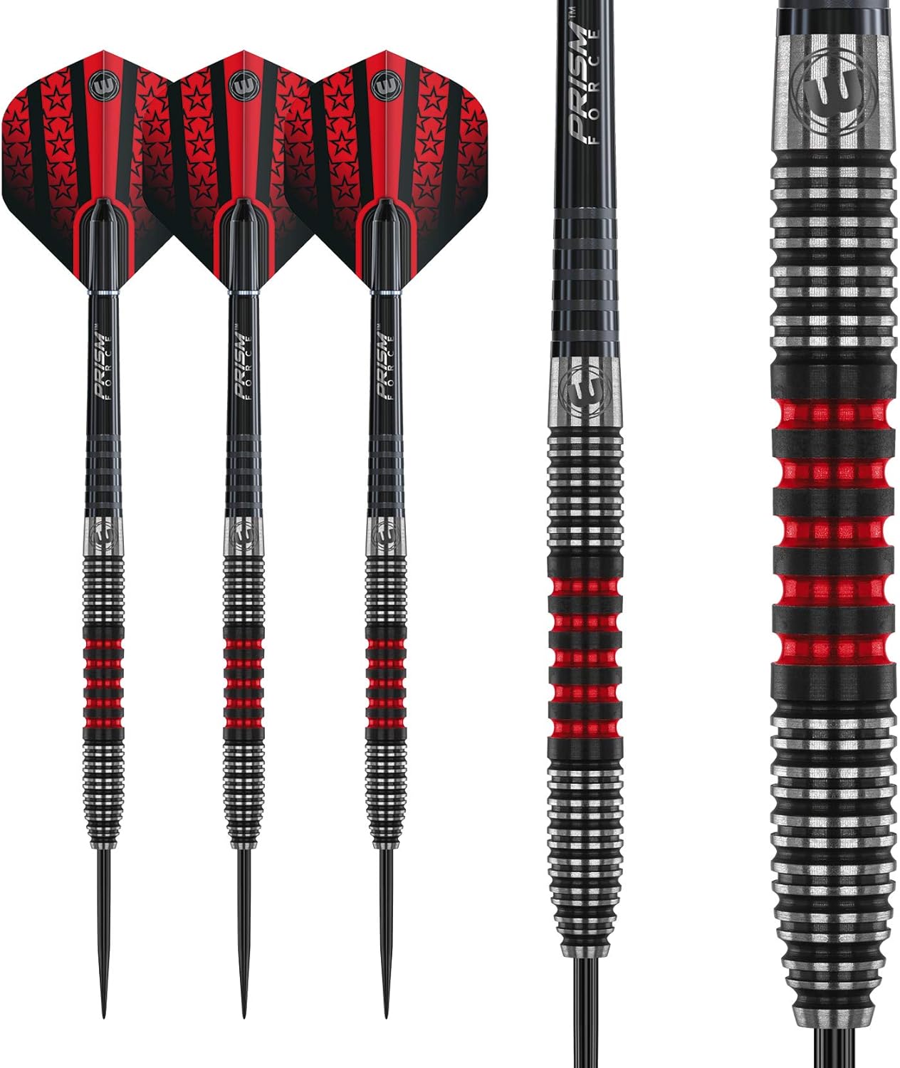 WINMAU Joe Cullen Special Edition Professional 90% Tungsten Darts Set with Flights and Stems (Shafts)