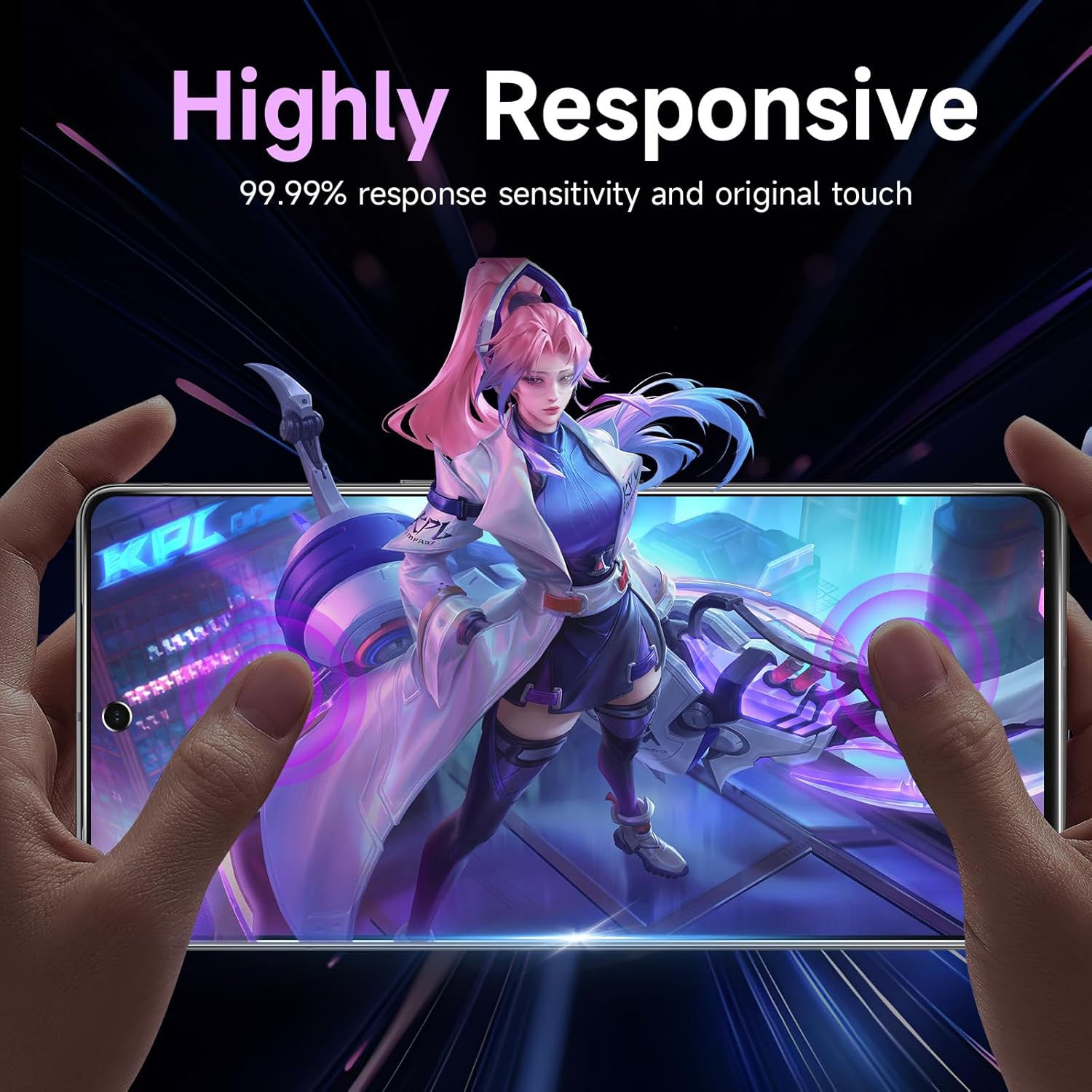YWXTW – Protector de pantalla de privacidad para Google Pixel 8Pro, protector de pantalla de vidrio templado inastillable para Google Pixel 8Pro,