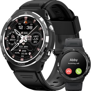 AMAZTIM Reloj inteligente, resistente al agua hasta 164.0 ft, batería extra larga de 50 días, resistente militar (respuestallamadas de marcación), AMAZTIM Reloj inteligente, resistente al agua hasta 164.0 ft, batería extra larga de 50 días, resistente militar (respuestallamadas de marcación),