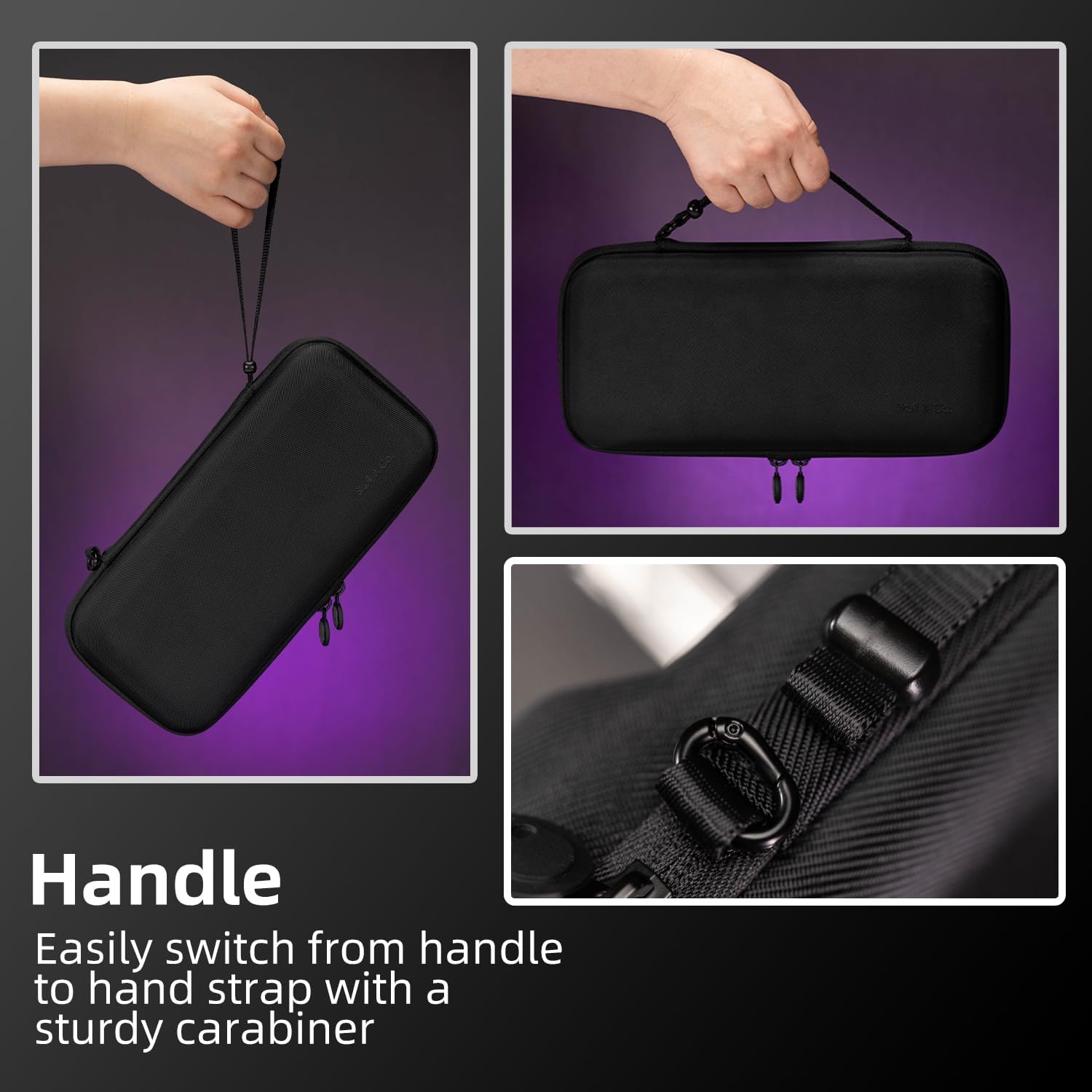 Skull & Co. GripCase para ROG ALLY, paquete GripCase Ally y funda de transporte delgada para ROG Ally