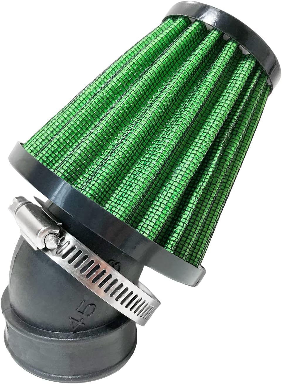 Filtro de aire universal para motocicleta de 1.654 in, filtros de aire verde para Honda CB 250 N R S CB400 N Kawasaki KZ250 A A1 A2 A3 B B1 B2 GPZ