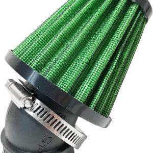 Filtro de aire universal para motocicleta de 1.654 in, filtros de aire verde para Honda CB 250 N R S CB400 N Kawasaki KZ250 A A1 A2 A3 B B1 B2 GPZ Filtro de aire universal para motocicleta de 1.654 in, filtros de aire verde para Honda CB 250 N R S CB400 N Kawasaki KZ250 A A1 A2 A3 B B1 B2 GPZ