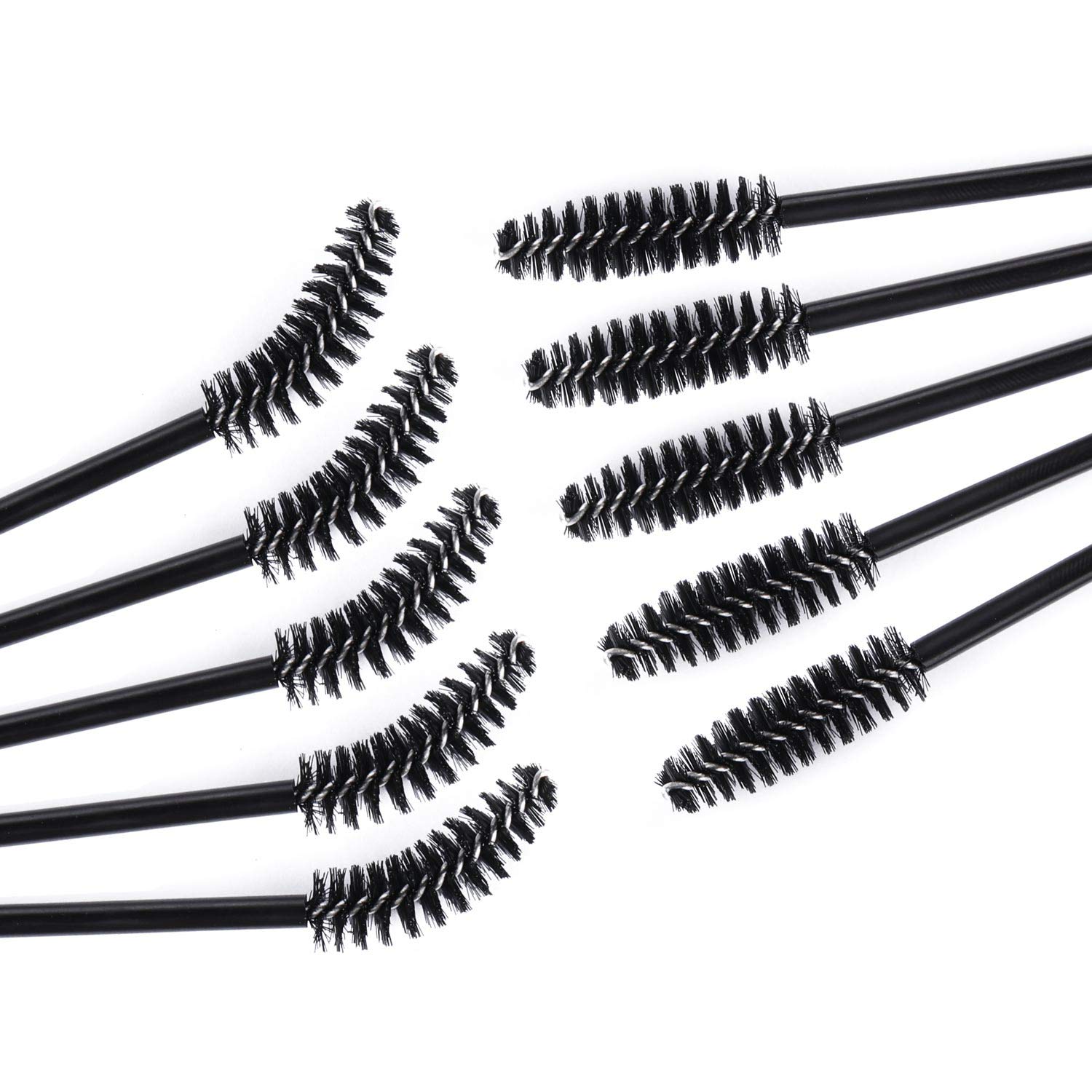300 carretes desechables de pestañas de rímel varitas cepillo para extensión de pestañas ceja y maquillaje color Tbestmax