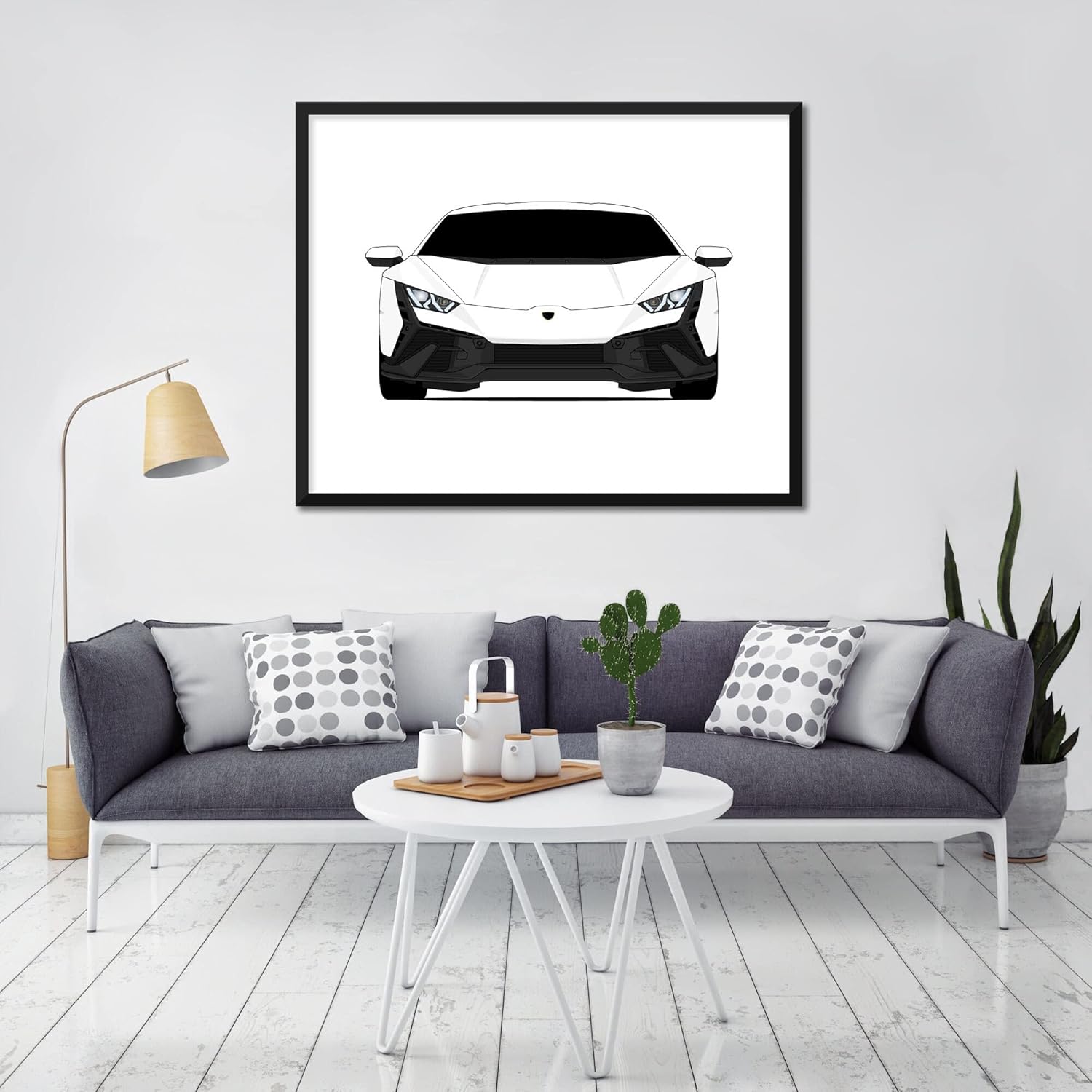 CUSTOMIZABLE COLOR Lamborghini Huracan Tecnica (2022-Present) Inspired Poster Print Wall Art Decor Handmade (Unframed)