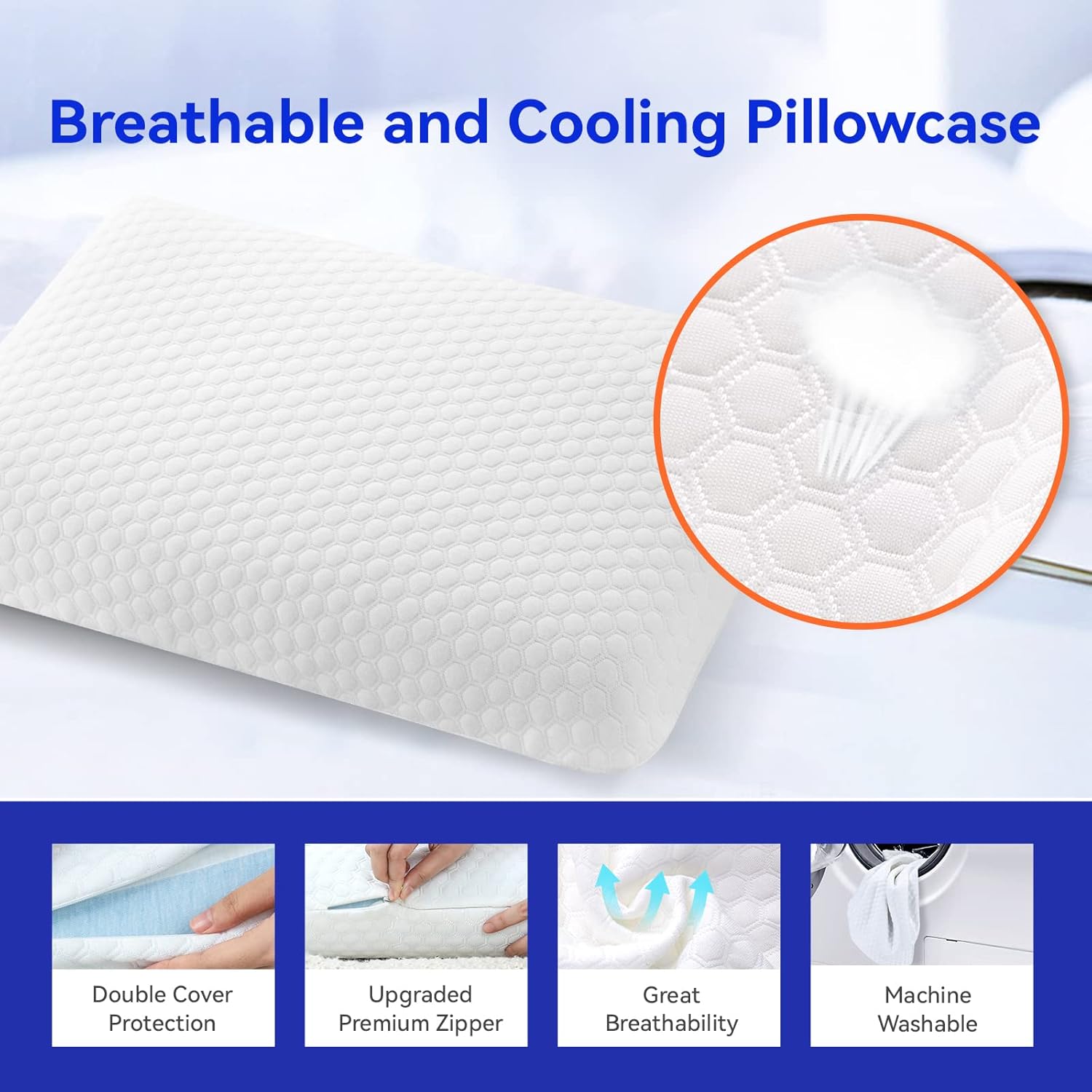 inight Almohada de espuma viscoelástica