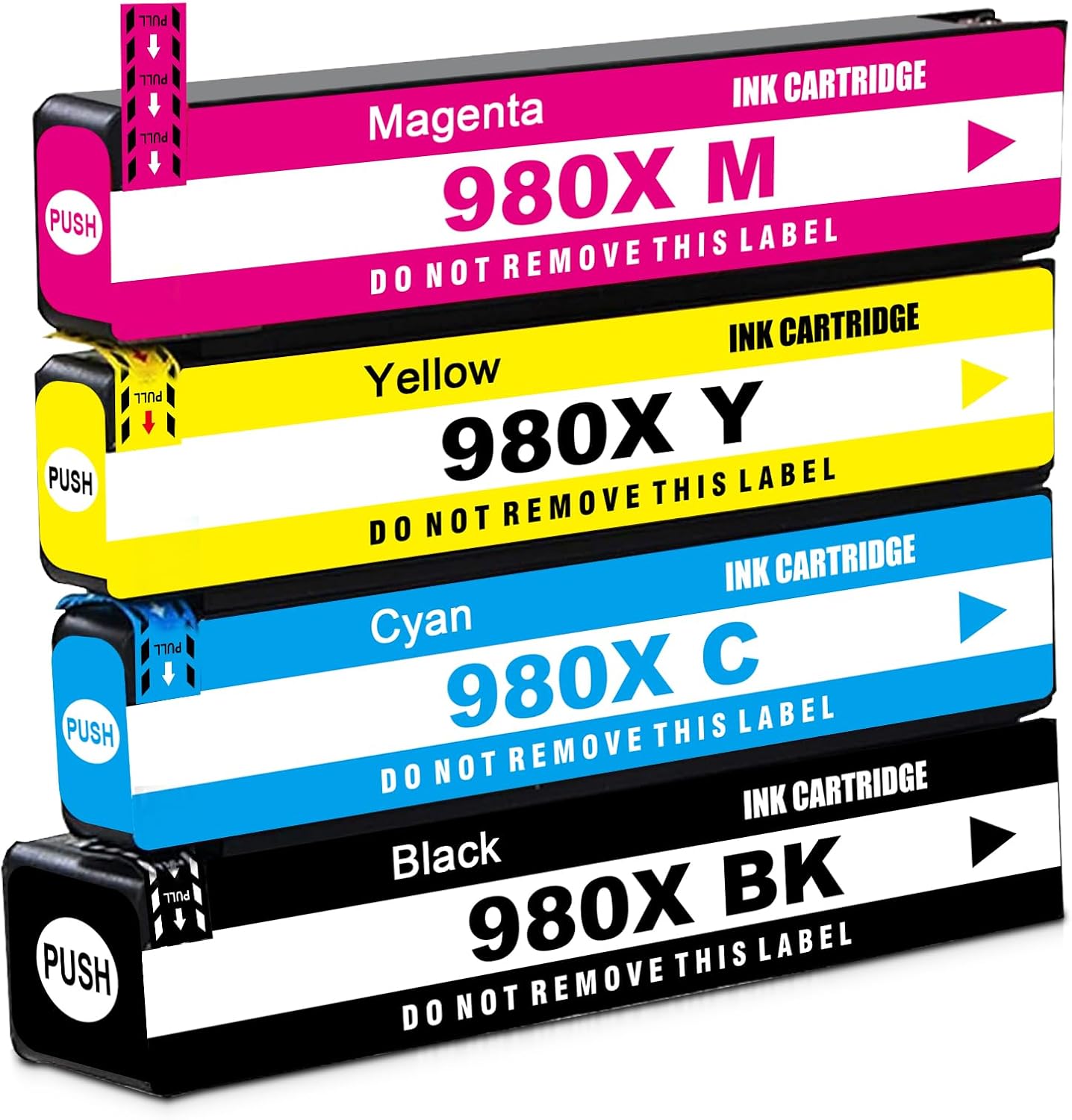 Cartuchos de tinta compatibles 980X de repuesto para cartuchos de tinta HP 980 para impresoras Officejet Enterprise Color X555xh X555dn X585f, Flow