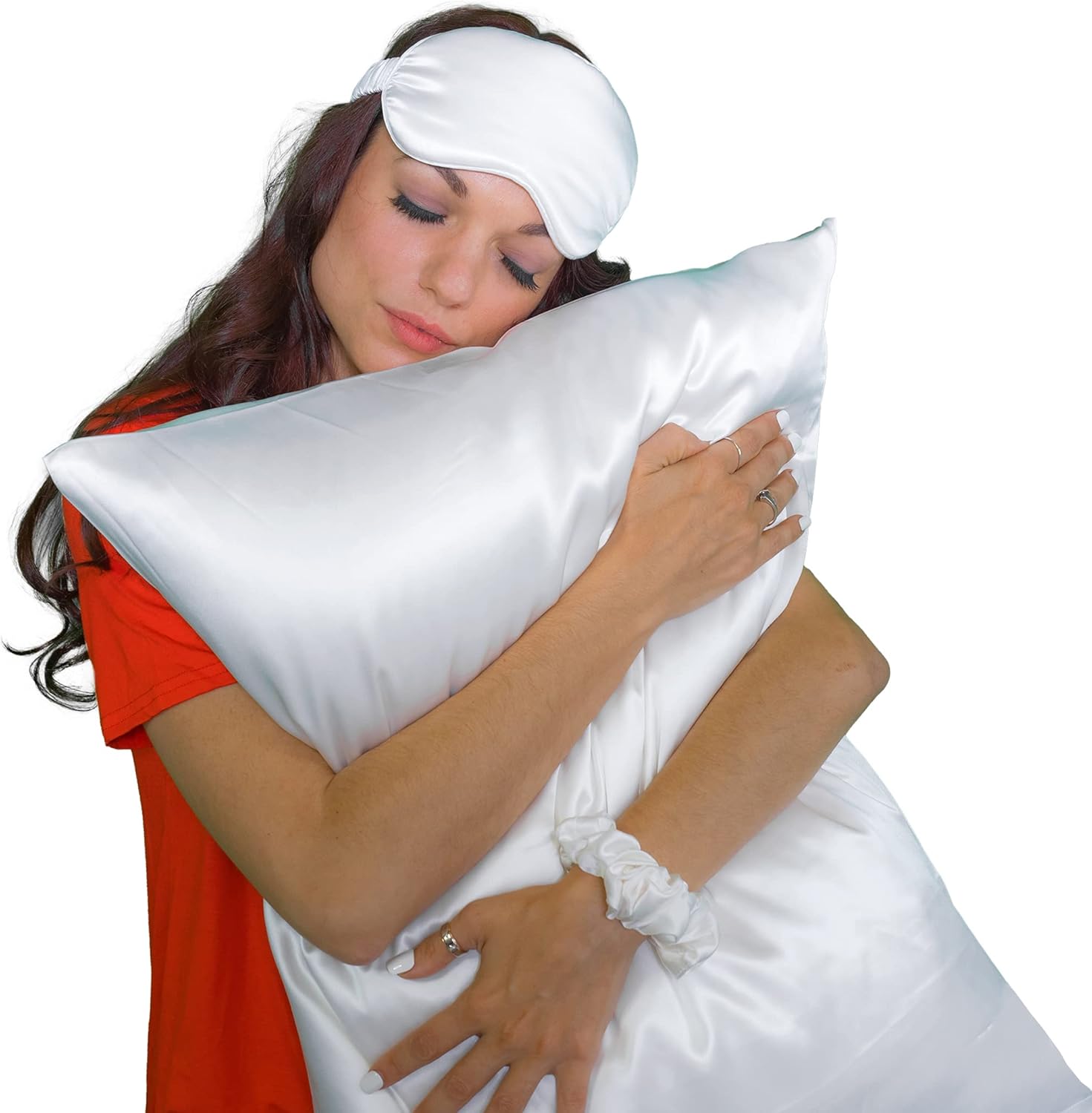 Mulberry Park – Funda de almohada de seda de 30 Momme, funda de almohada de seda pura para cabello y piel, funda de almohada de seda real de morera